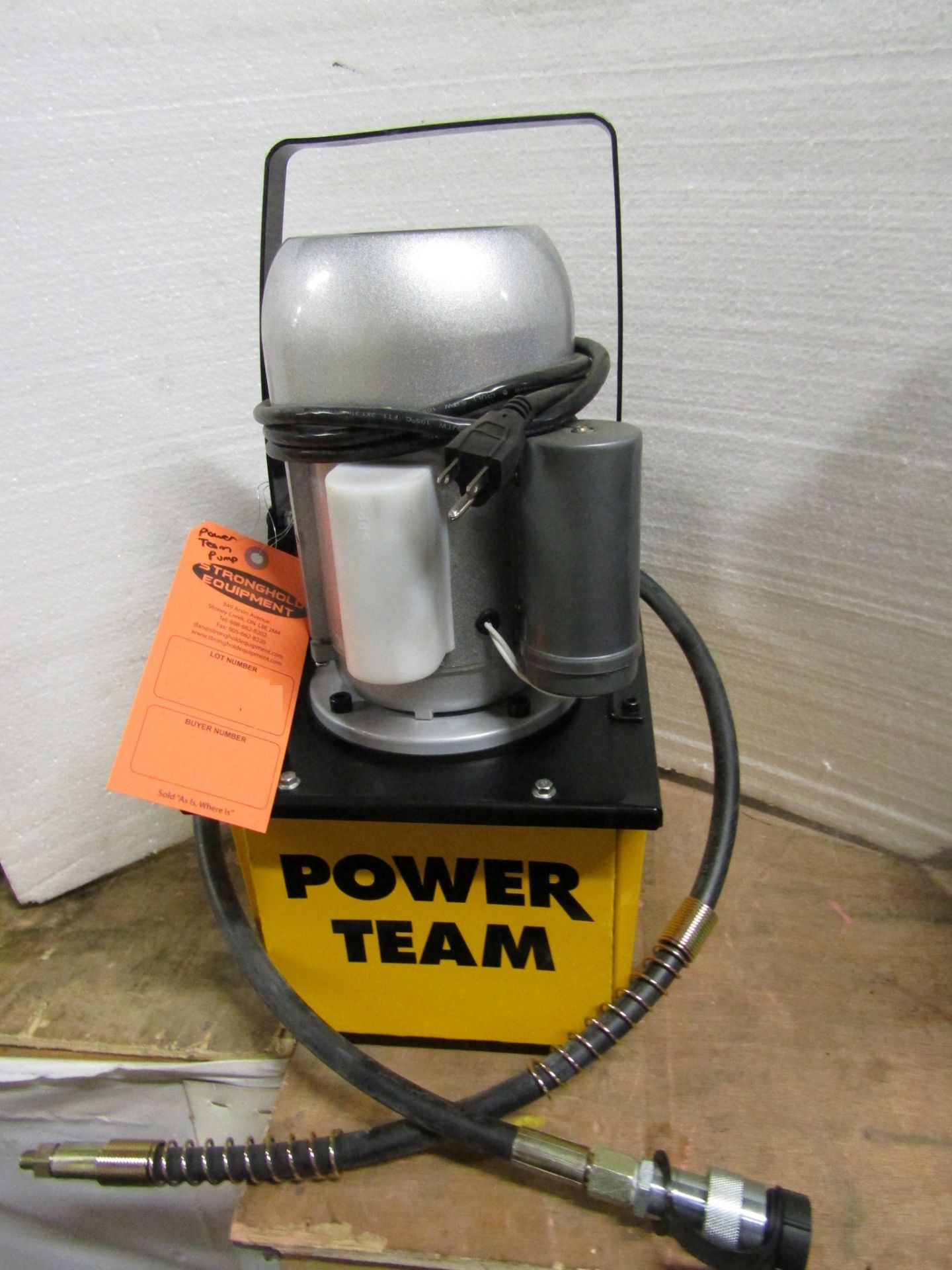 Power Team Hydraulics Electric Powerpack type - 120V single phase hydraulic pump - UNUSED & MINT