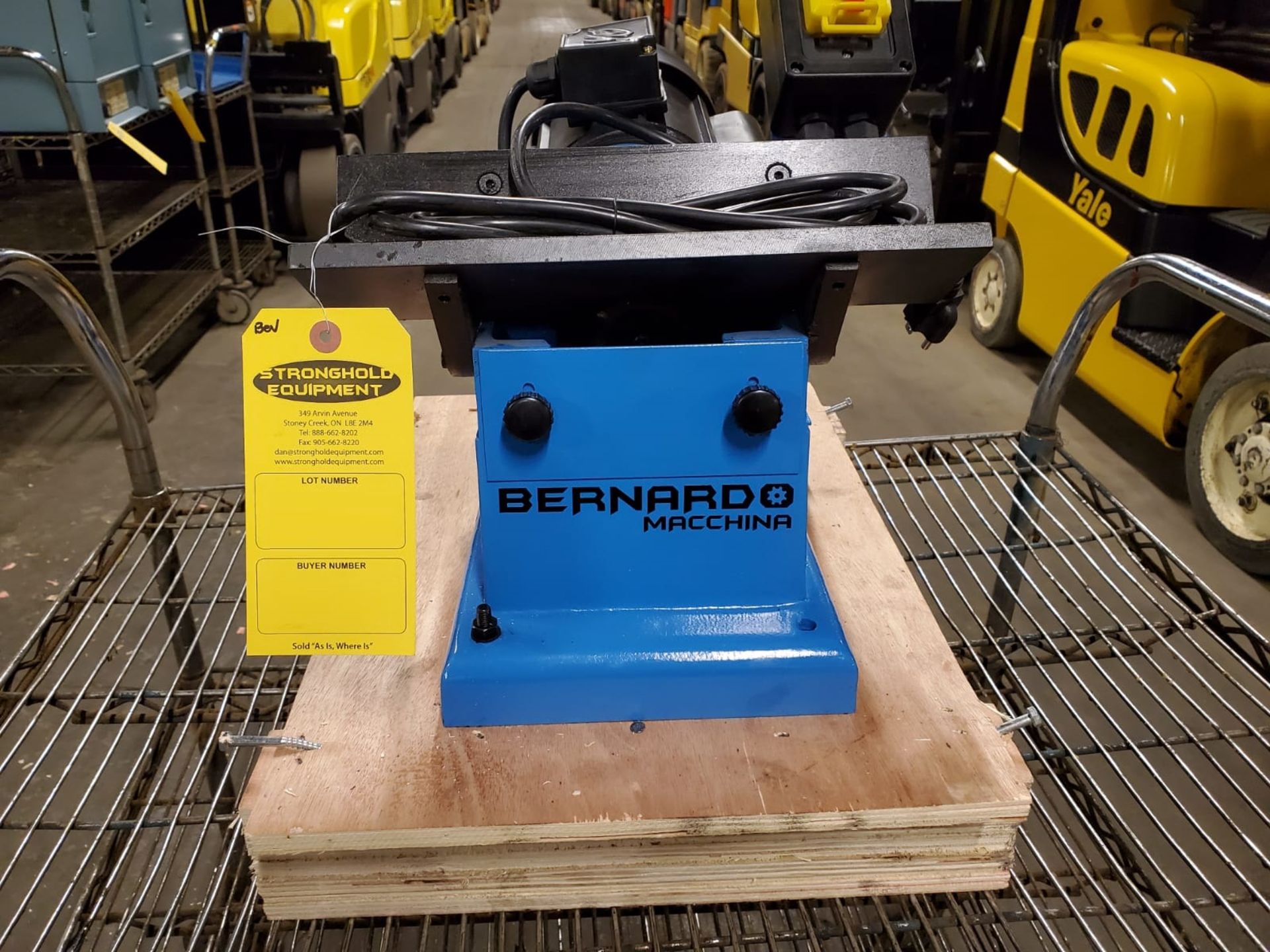 Bernardo Beveling Machine - Chamfering Beveler unit 115V 1 phase Unused MINT unit - Image 2 of 3