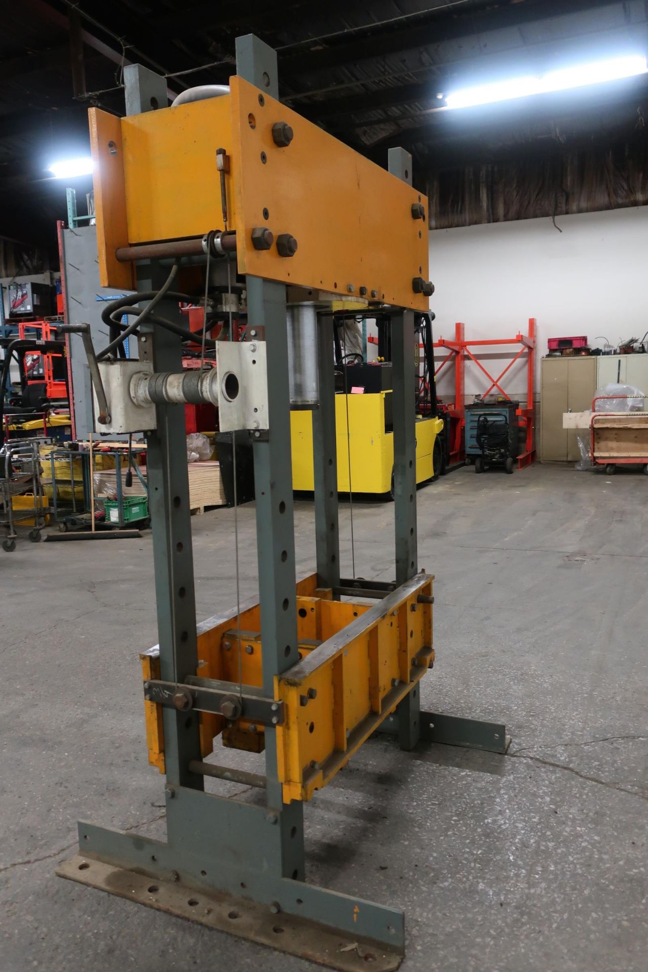 OTC Powerteam 150 ton Capacity adjustable H-frame Hydraulic Press model RBF15015 - Image 3 of 3