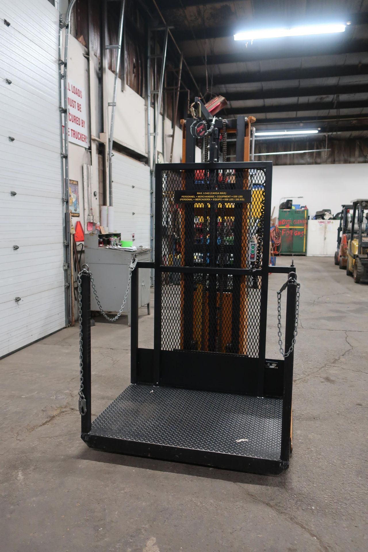 BIG JOE Walk Behind Powered Pallet Cart Walkie Lift unit 650lbs capacity LOW HOURS - Image 3 of 4