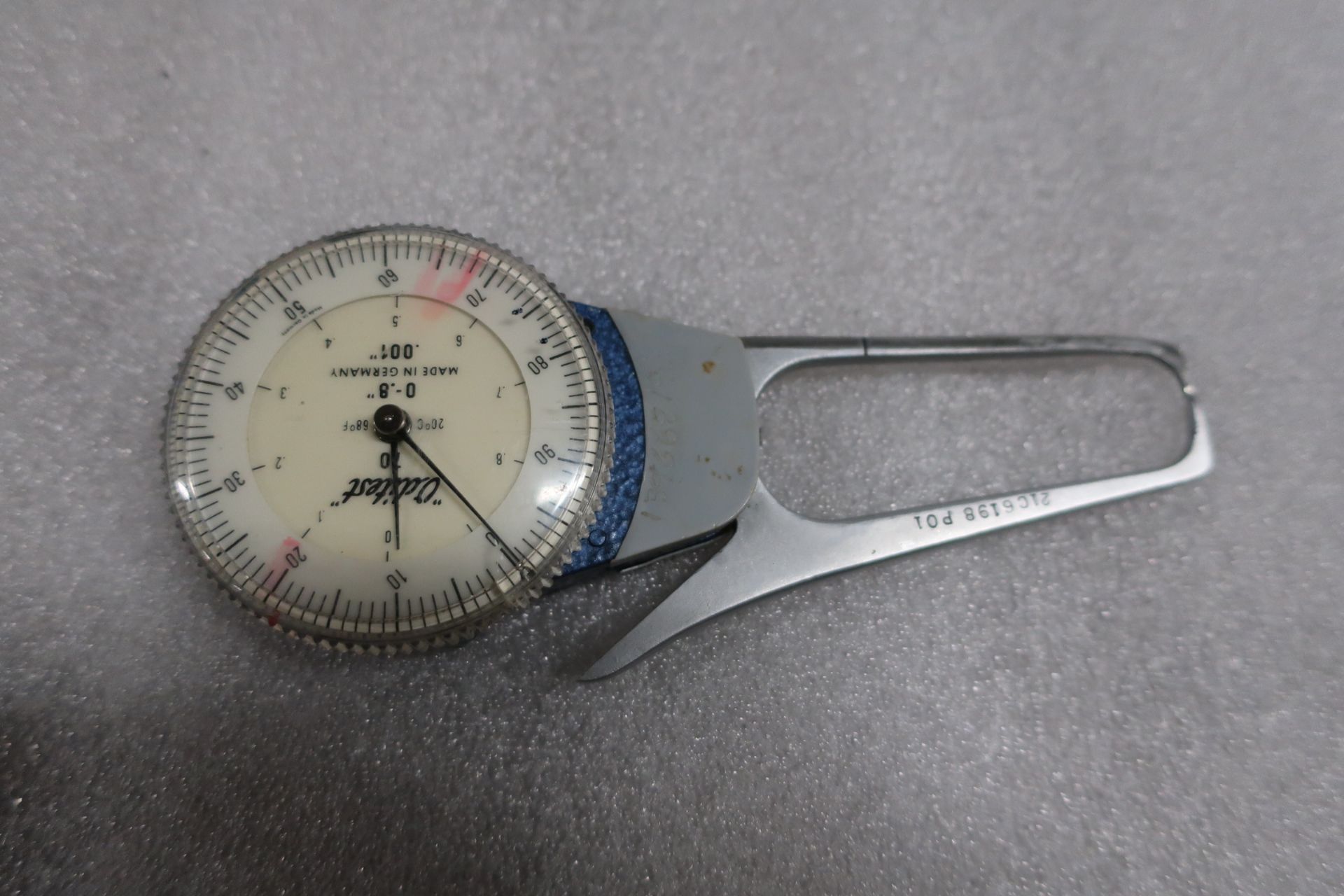 Oditest 0-8" Caliper Dial Gauge - Made in Germany 0.001" accuracy in case - Image 2 of 2