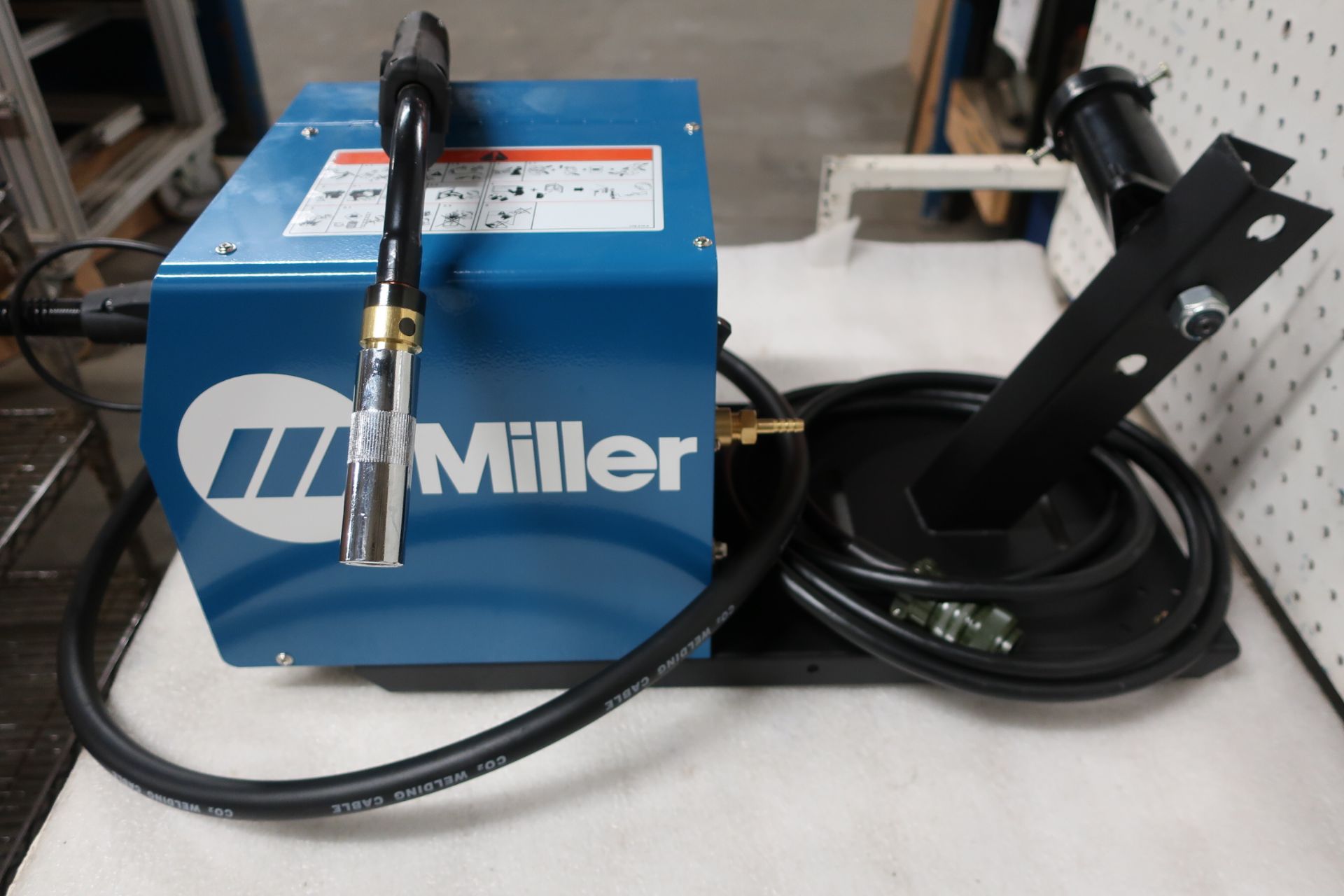 NEW Miller 4-Wheel Wire Feeder with gun complete - MINT - Image 3 of 3
