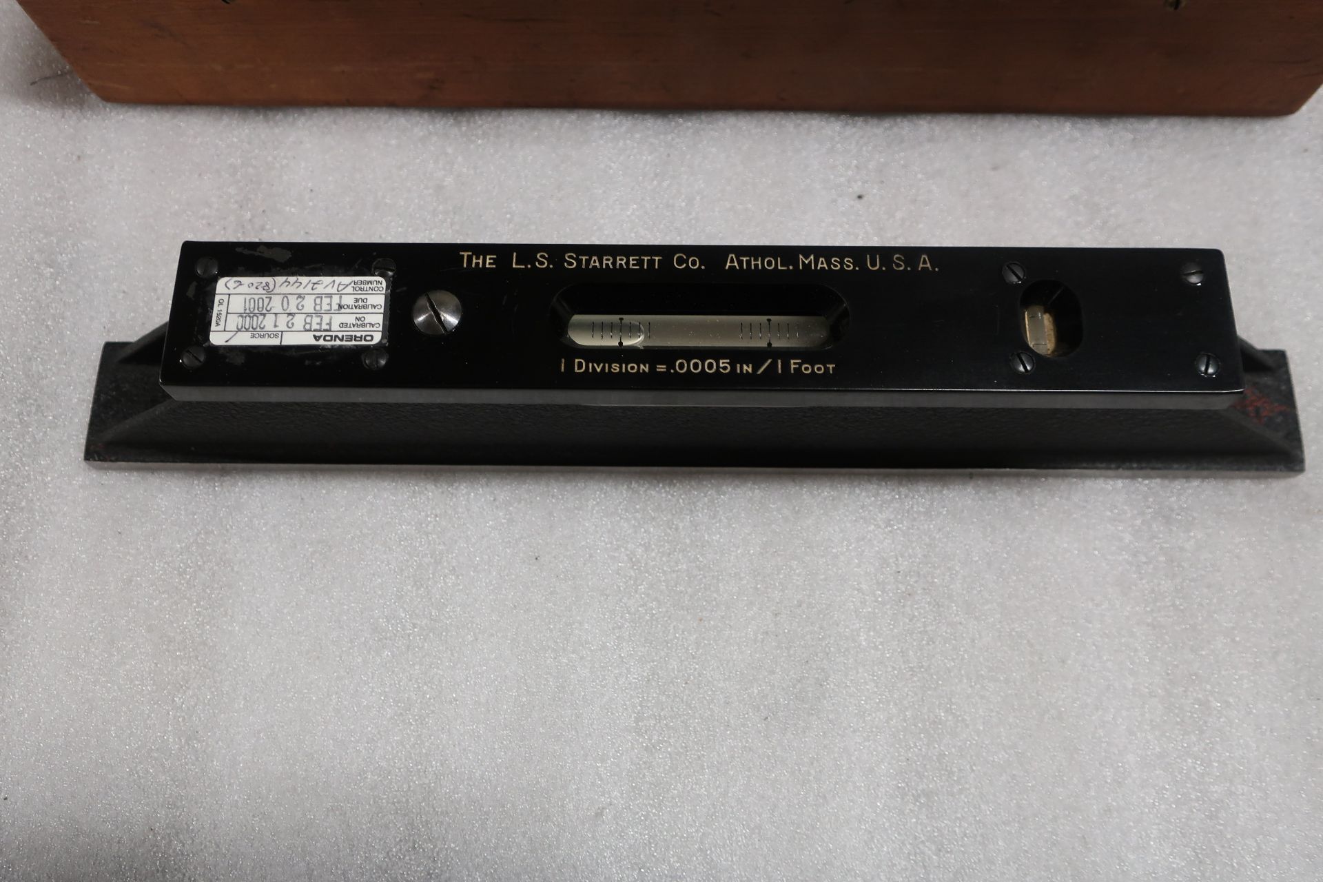 Starrett Model 199 Precision Level 15" in Case