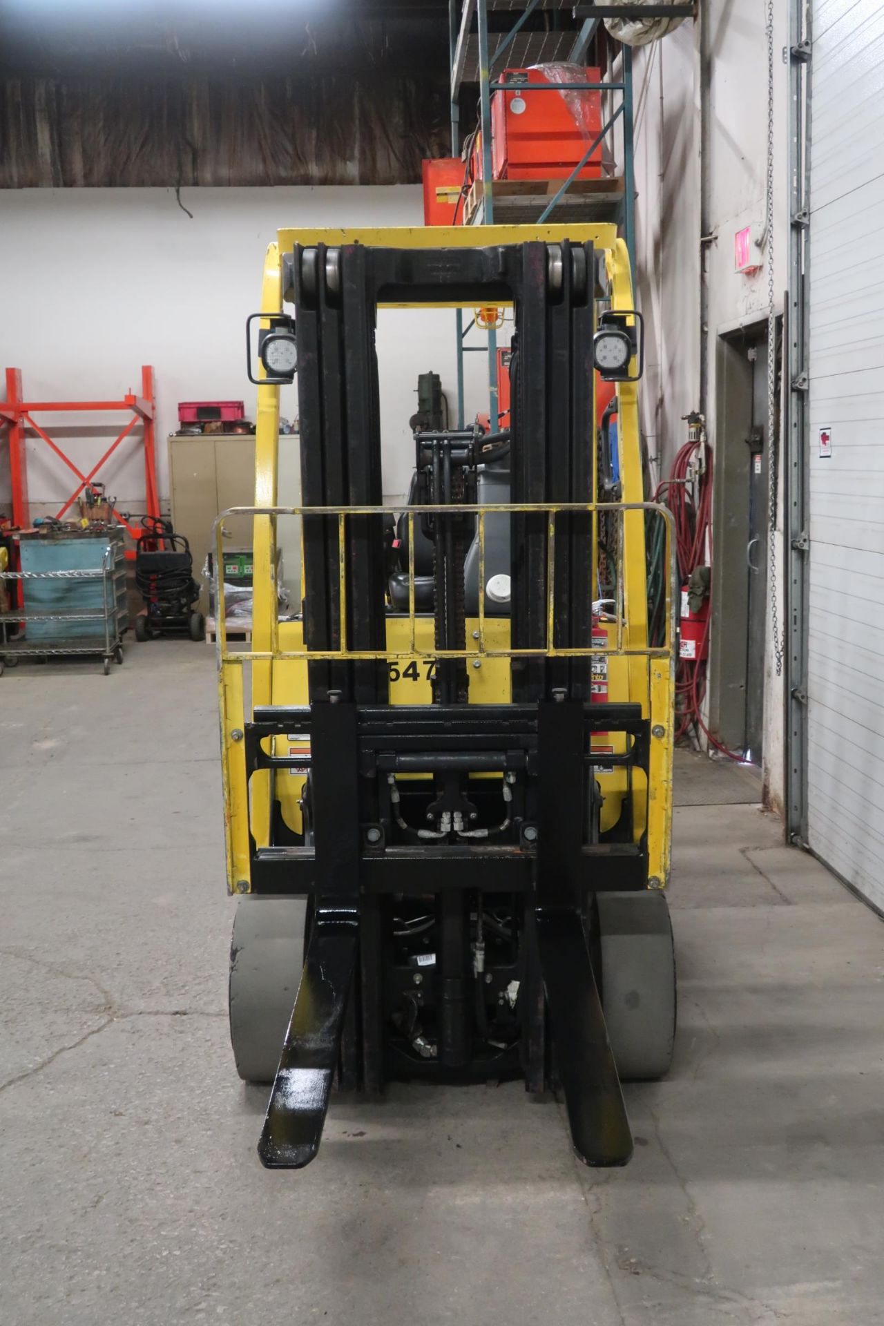 FREE CUSTOMS - 2014 Hyster 5000lbs forklift EXPLOSION PROOF "EE" rating with 3-stage, ELECTRIC & - Image 2 of 2