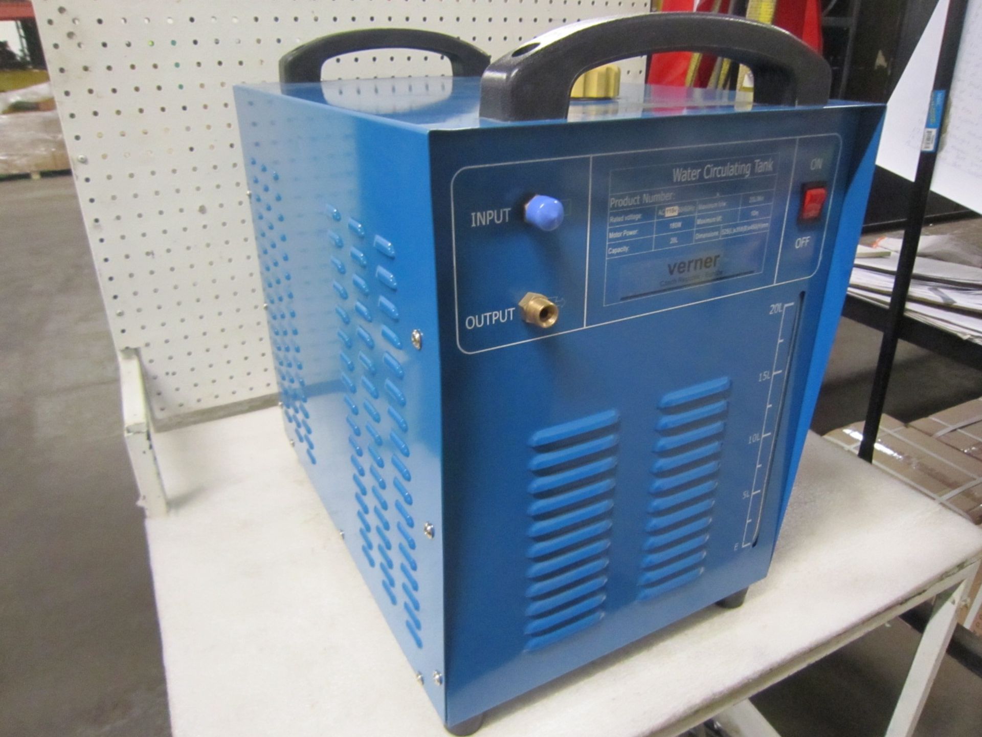 Verner Water Circulating Tig Welding Water Cooler - 20 Litre Capacity Brand new - 115V Single Phase - Image 2 of 2