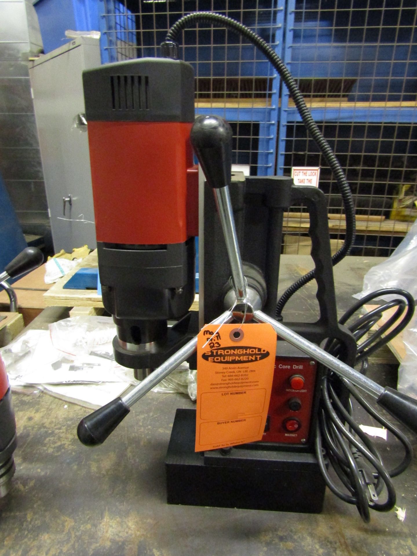 Mag Drill with 5/8" Chuck - 0.9" drilling range - Magnetic CORE DRILL 110V - MINT & UNUSED - Image 2 of 2