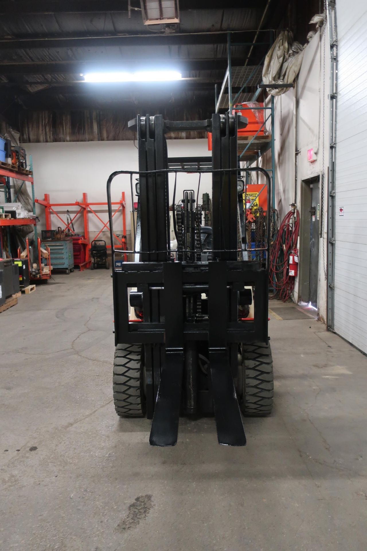 FREE CUSTOMS - Nissan Optimum OUTDOOR 6000lbs max Capacity Forklift with 3-stage mast - LPG ( - Image 2 of 2