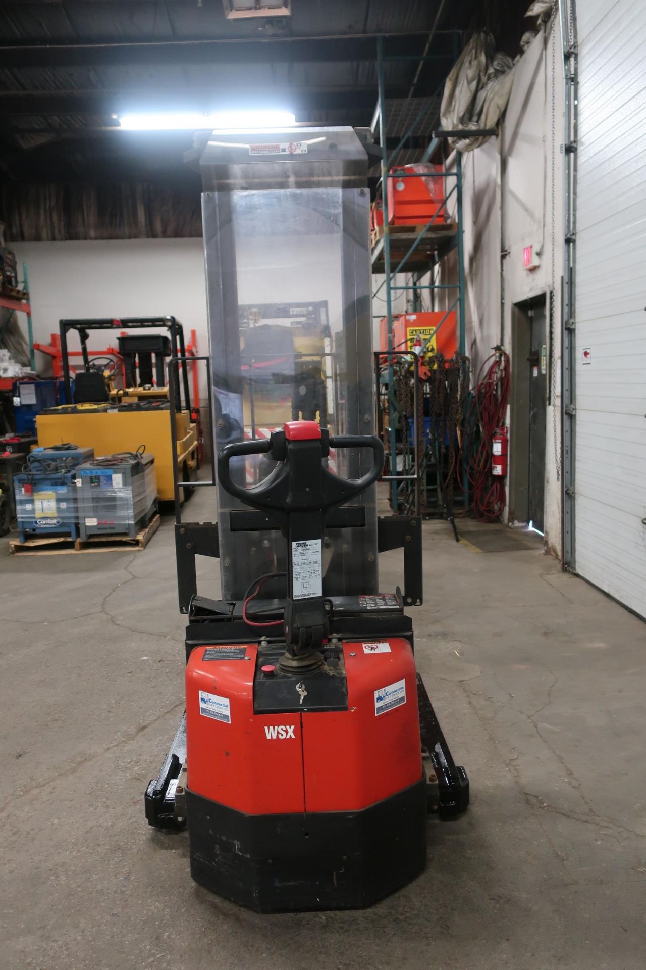 Prime Mover Walk Behind Powered Pallet Cart Walkie Lift unit 1600lbs capacity 2 stage - Image 3 of 3