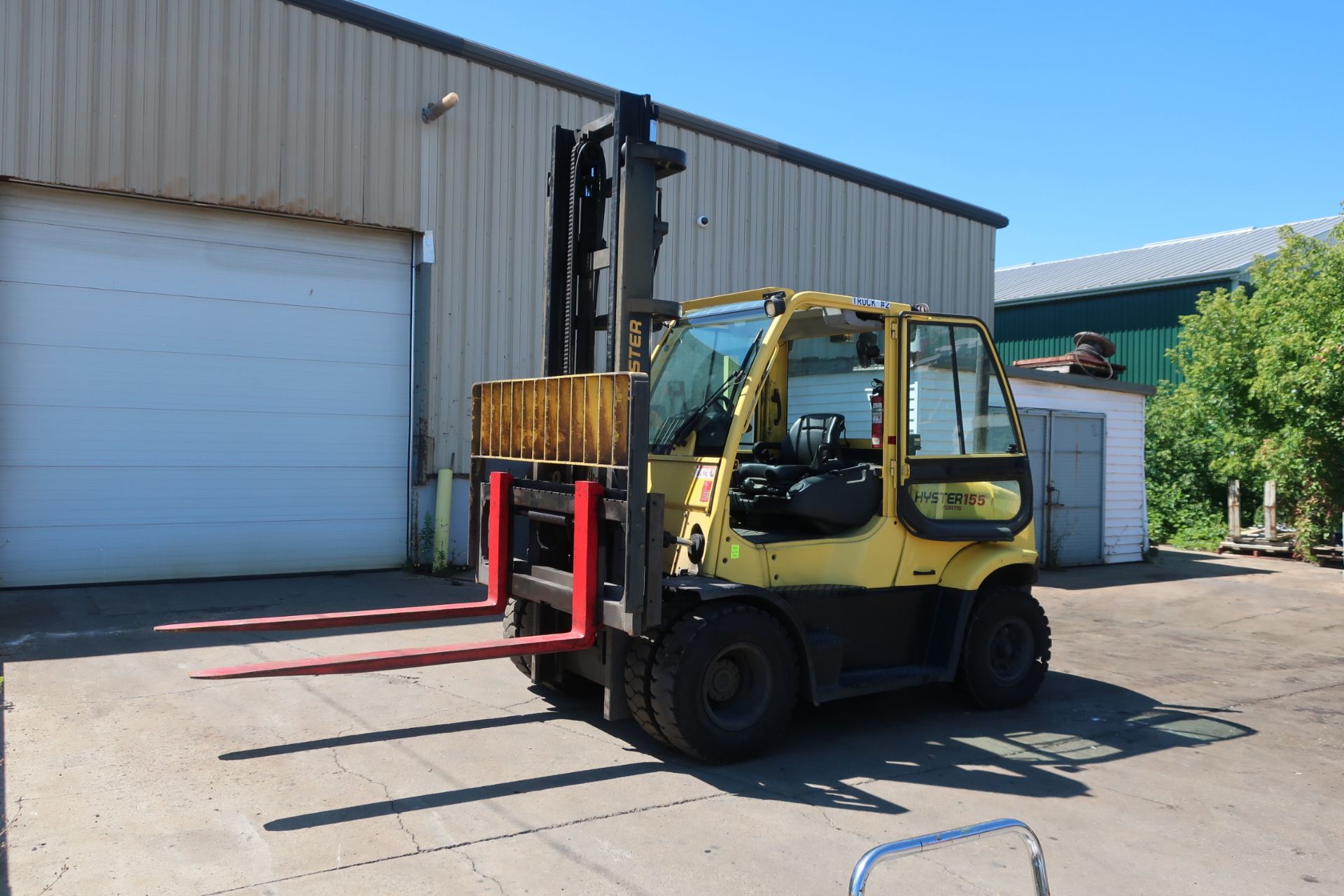 FREE CUSTOMS - MINT 2015 Hyster OUTDOOR 15500lbs Capacity Forklift with 72" - LPG (propane) with
