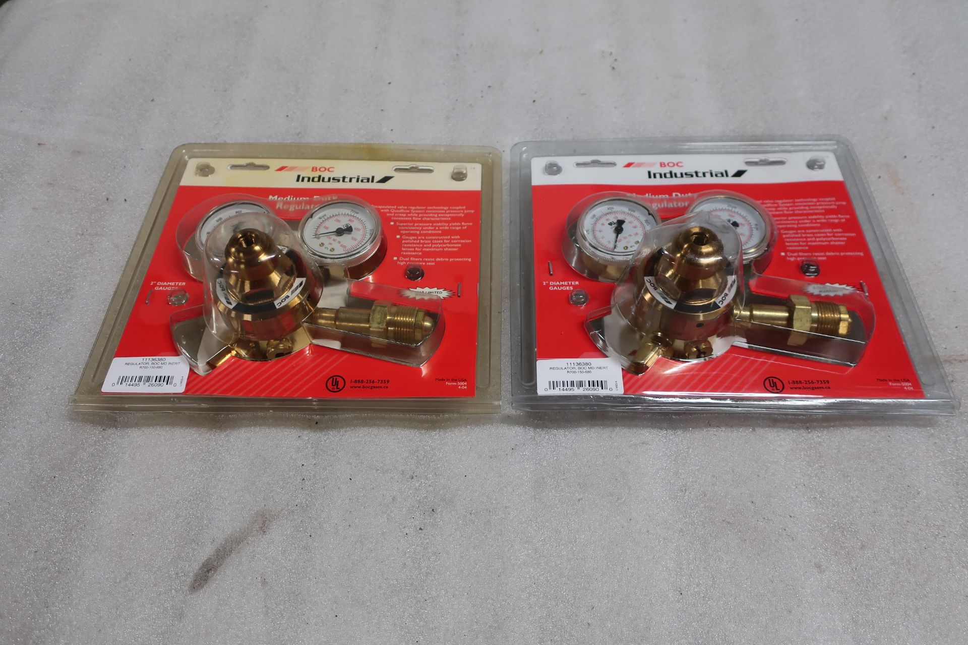 Lot of 2 (2 units) BOC Industrial BRAND NEW torch regulators