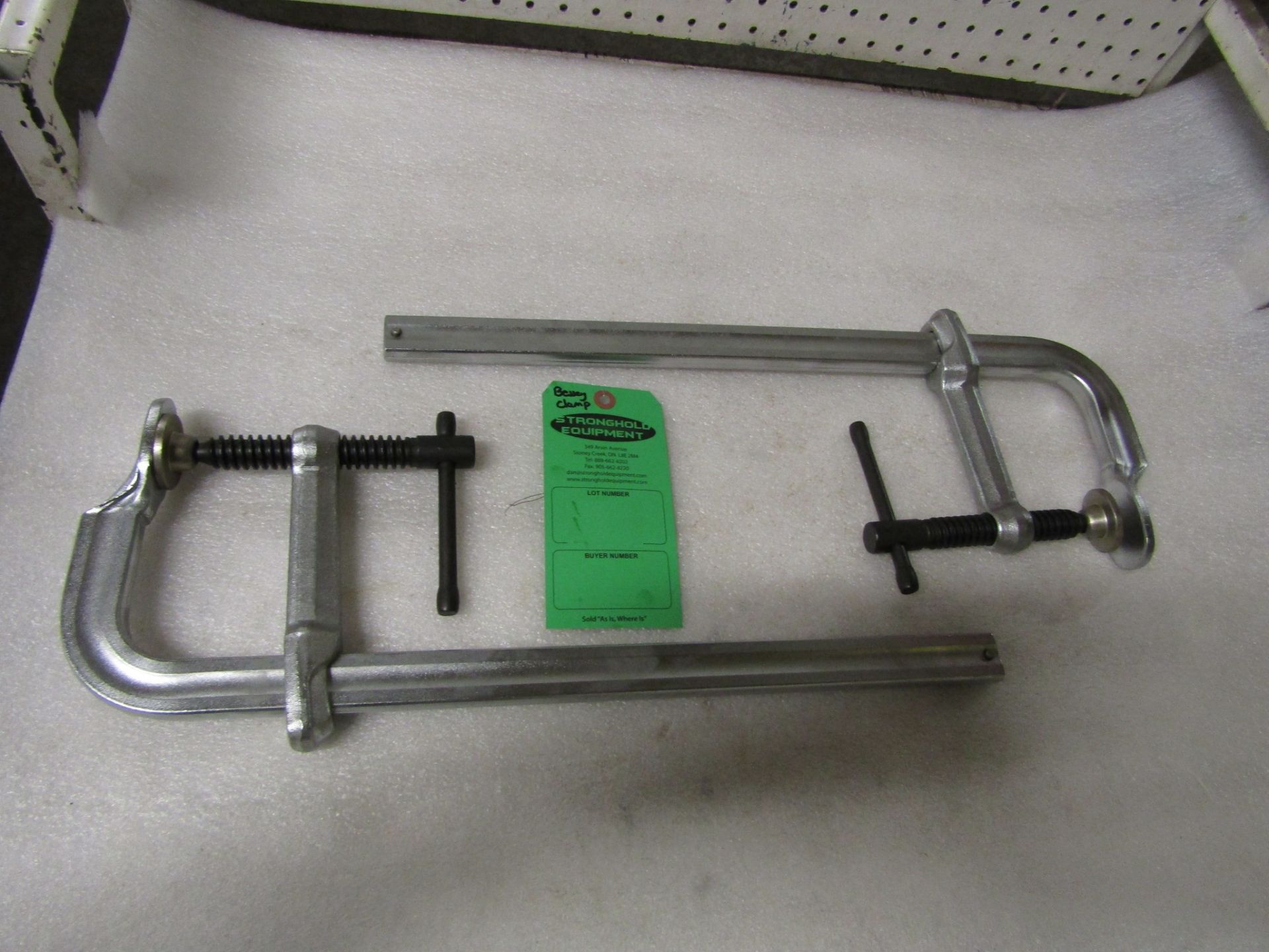 Lot of 2 MINT BESSEY style F-CLAMPS - UNUSED-NEW