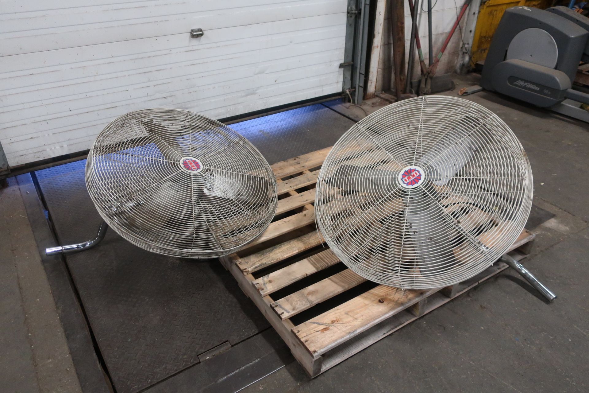 2 x Industrial Cooling Fans - wall mounted
