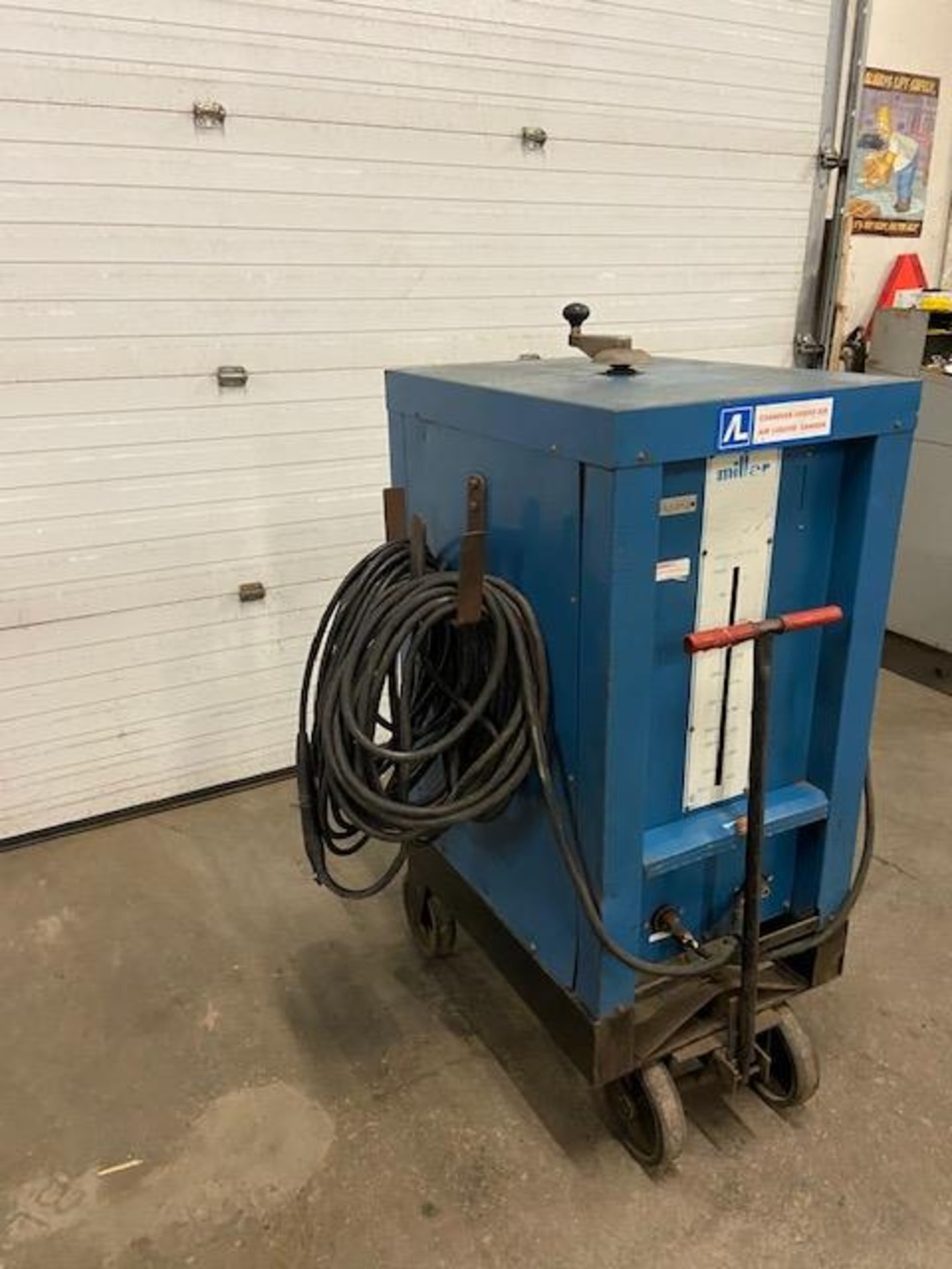 Miller Arc Welder Unit - protable on wheels