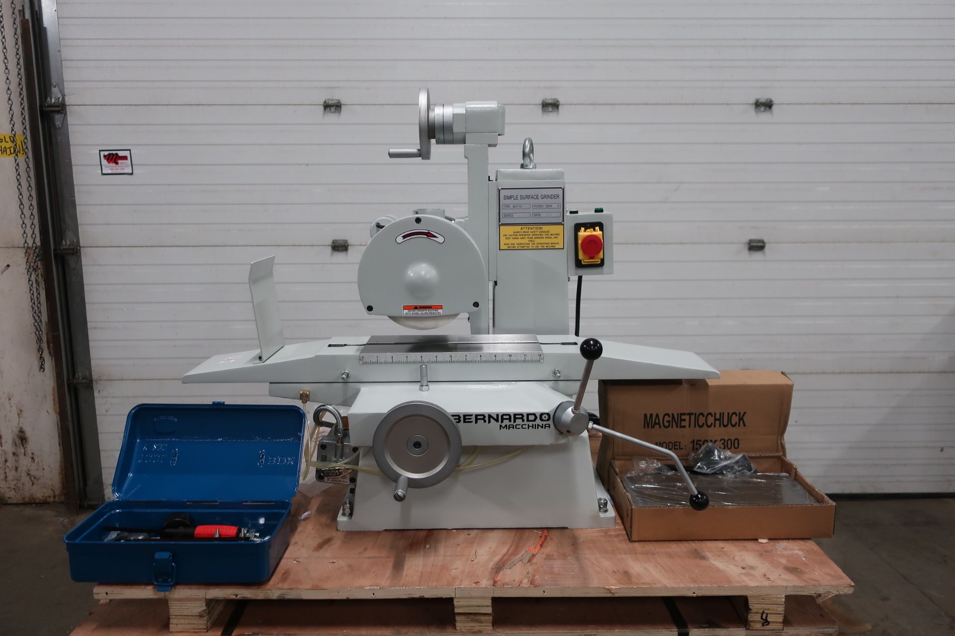 Bernardo Surface Grinder 12" x 6" Unit BRAND NEW UNIT with accessories