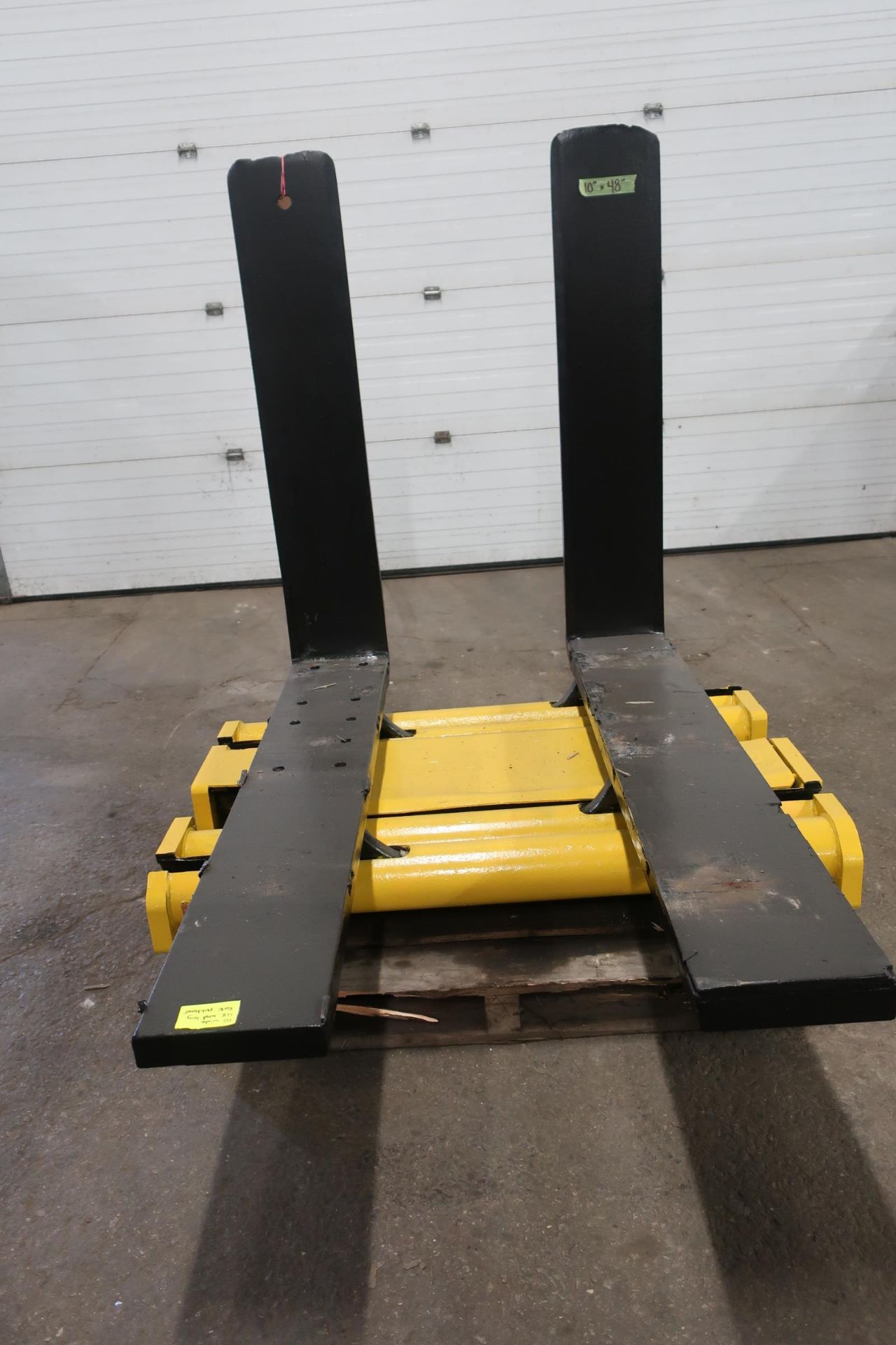 Forklift Forks 48" Long 10" wide with Positioner CLASS 4