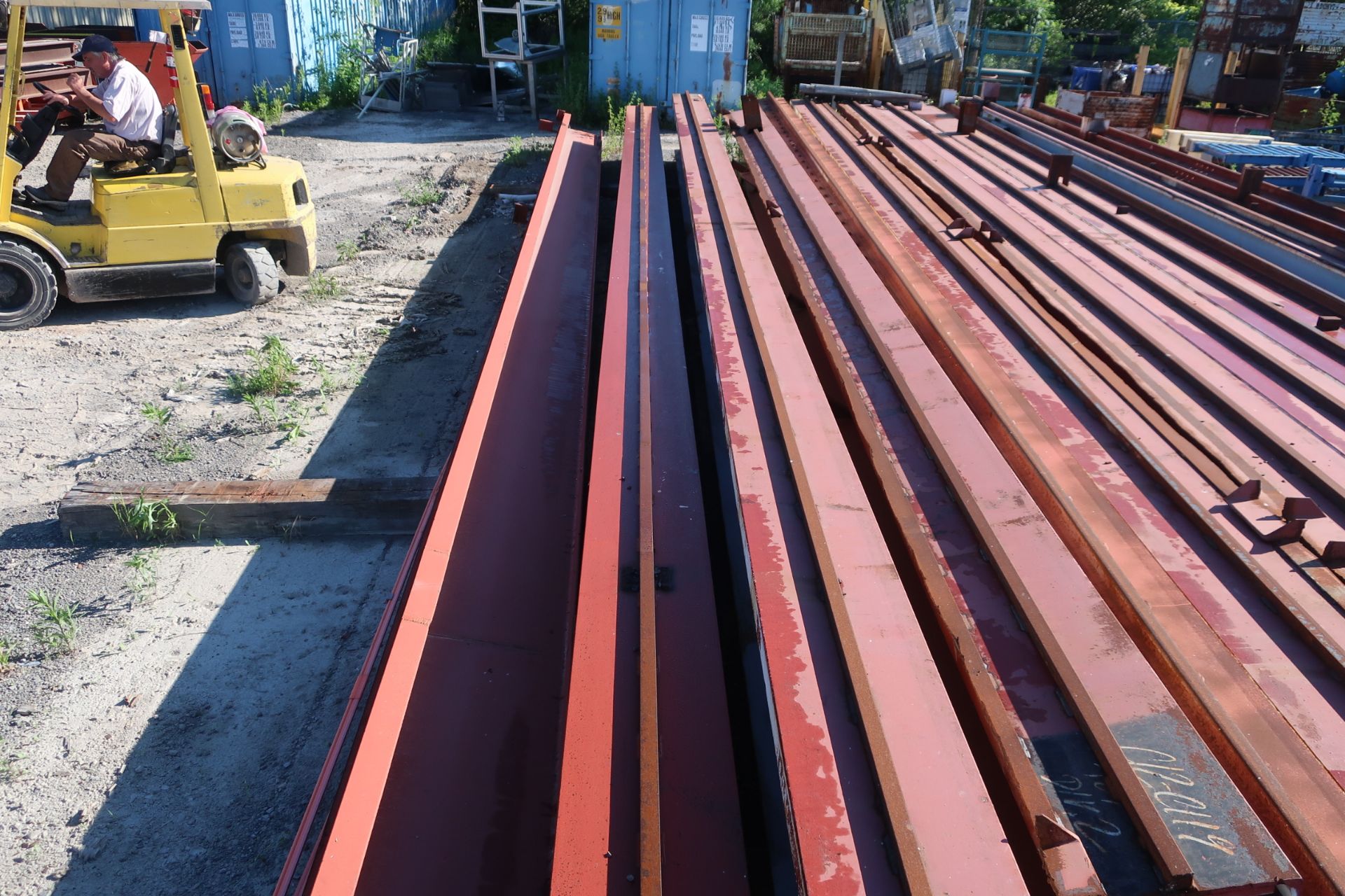 Lot of 5 (5 beams total) 50' Long each - 250' total - 33.5" x 12" x7/16" thickness