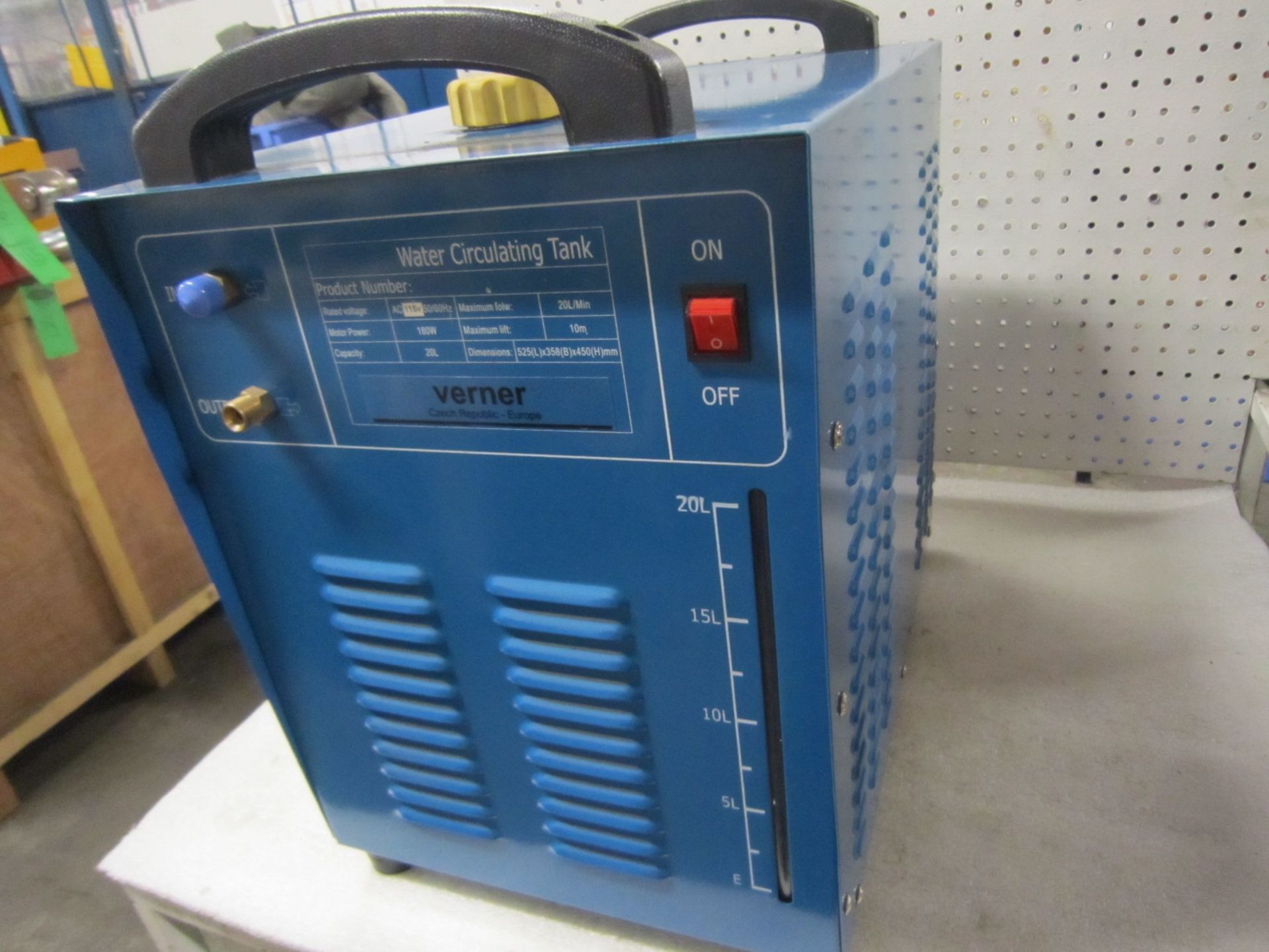 Verner Water Circulating Tig Welding Water Cooler - 20 Litre Capacity Brand new - 115V Single Phase