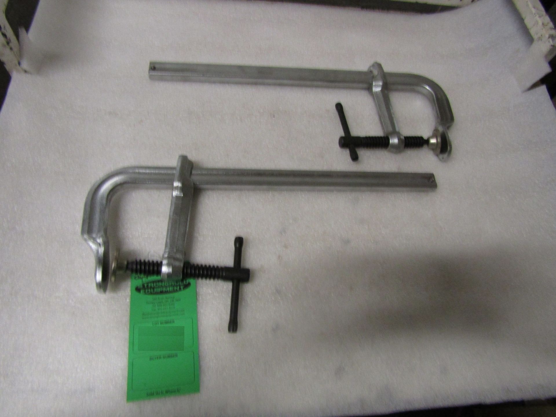 Lot of 2 MINT BESSEY style F-CLAMPS - UNUSED-NEW