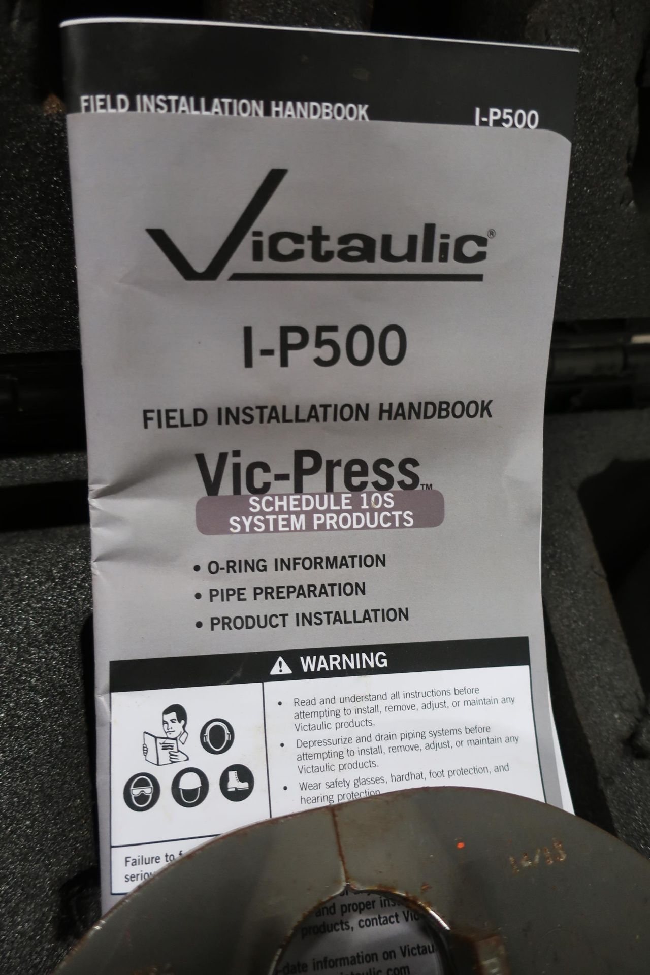 MINT Victaulic I-P500 Vic Press Portable Press cordless Complete with 6 dies - Image 4 of 4