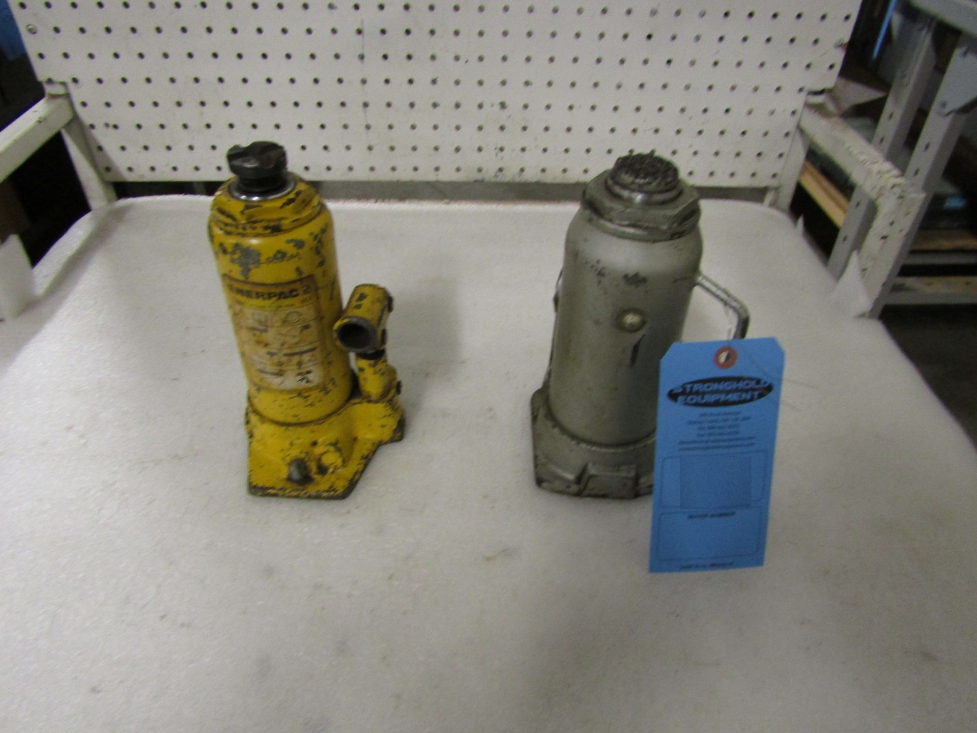 Lot of 2 Hydraulic Jacks including Enerpac unit