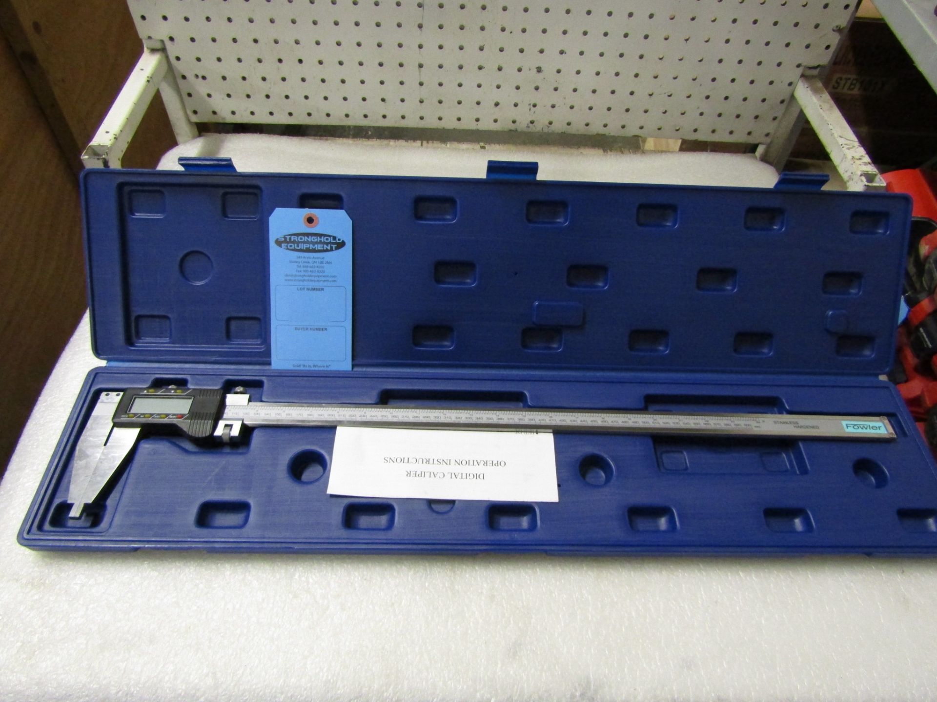 BRAND NEW Fowler 24" / 600mm Digital Caliper - large digital readout display in case - MINT