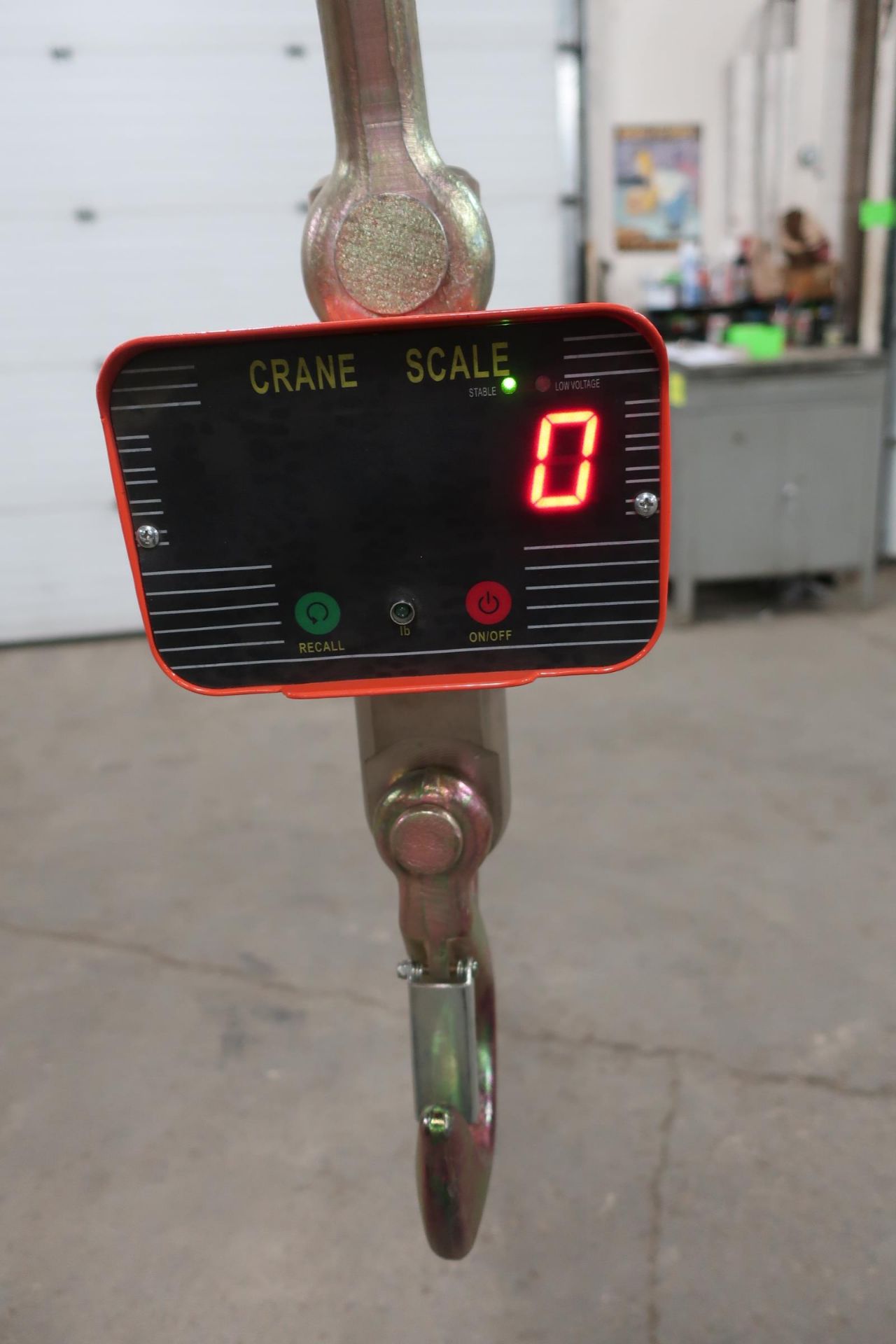 Hanging MINT Digital Crane Scale 20,000lbs 10 ton Capacity - complete with remote control and - Image 2 of 2