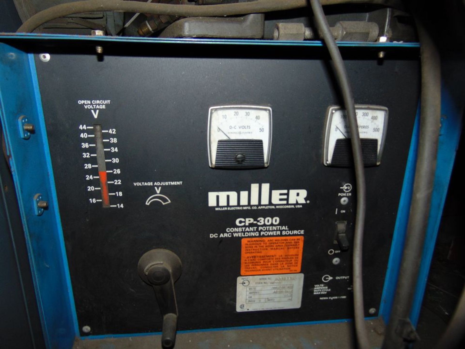 Miller mod. CP-300, 300 Amp Arc Welder w/ Miller Feed - Image 2 of 2