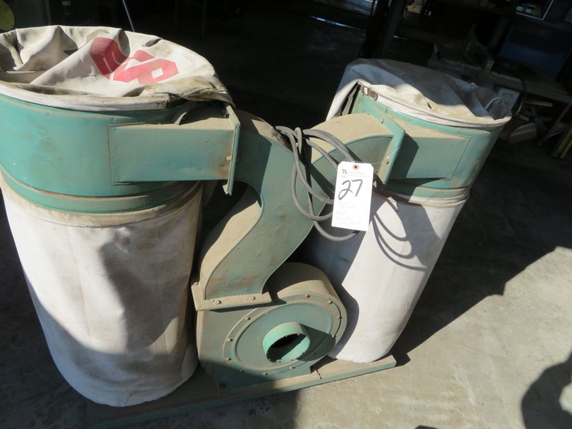 Portable 3hp Twin Bag Dust Collector