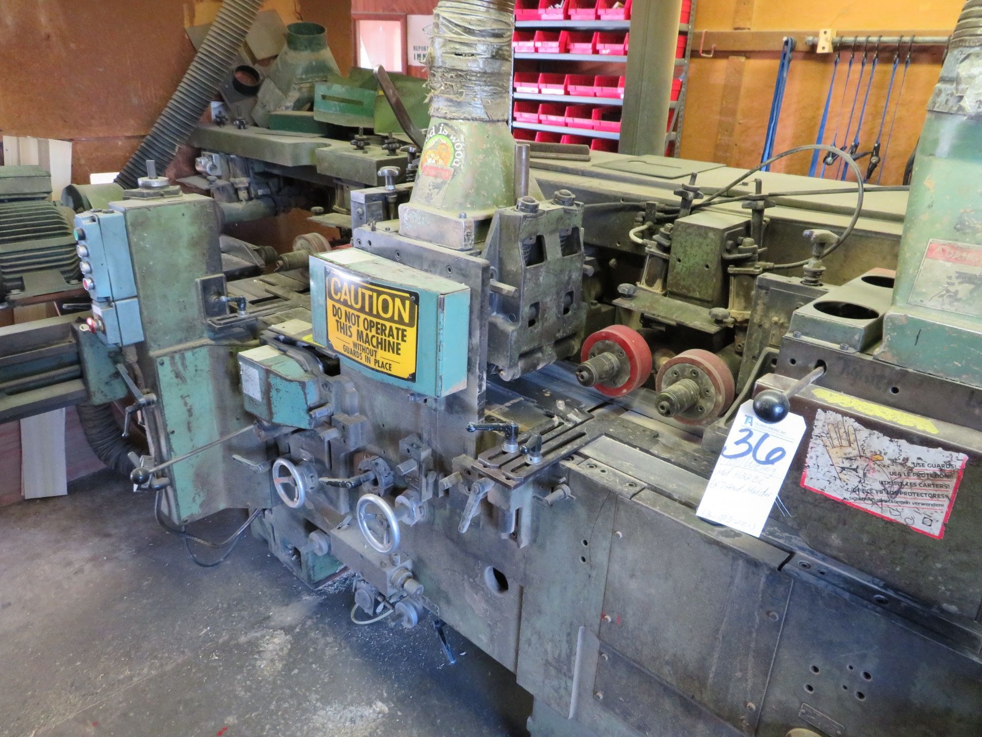 (1981) Weinig mod. H22BL, 6" x 7-Head Moulder 1-13/16" Dia. Shaft, Includes Universal Spindle up - Image 2 of 6