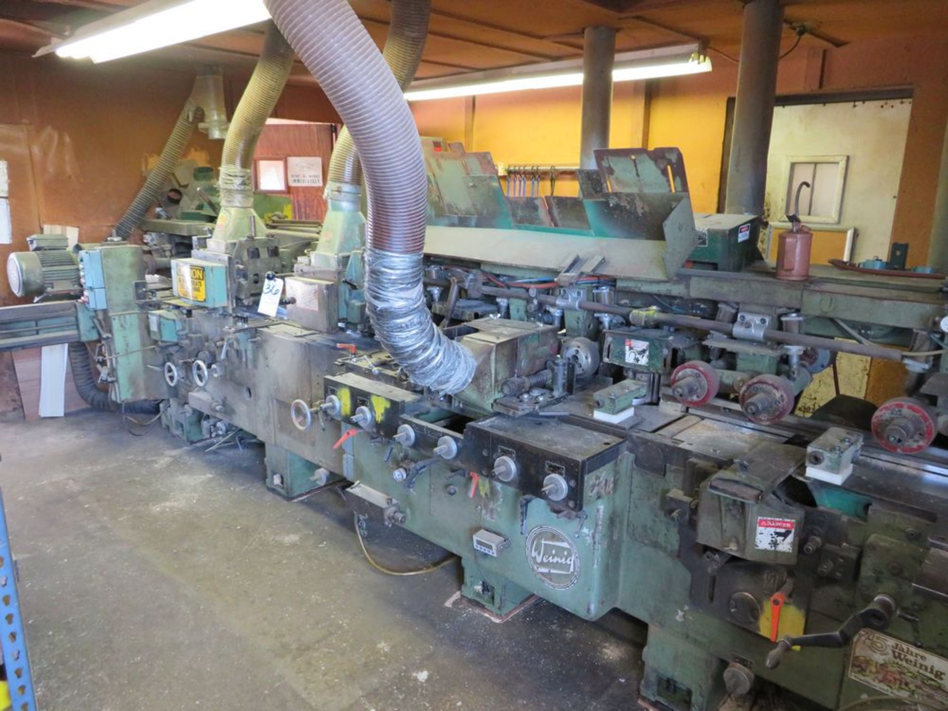 (1981) Weinig mod. H22BL, 6" x 7-Head Moulder 1-13/16" Dia. Shaft, Includes Universal Spindle up