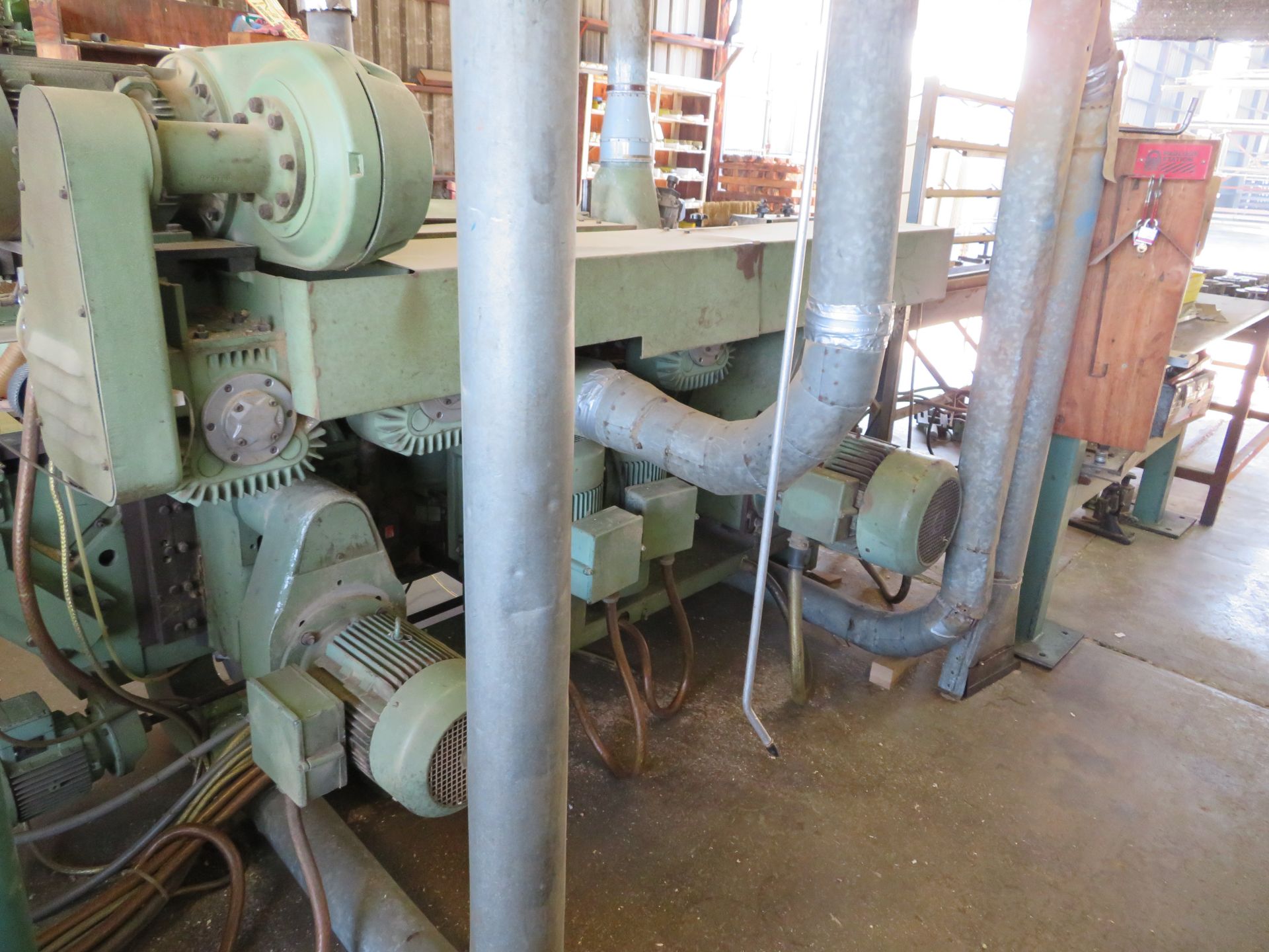 (1986) Weinig mod. U22A, 6" x 5-Head Moulder Var. Spd. Drive, 1-13/16" Dia. Shaft; S/N 222-817 - Image 4 of 5