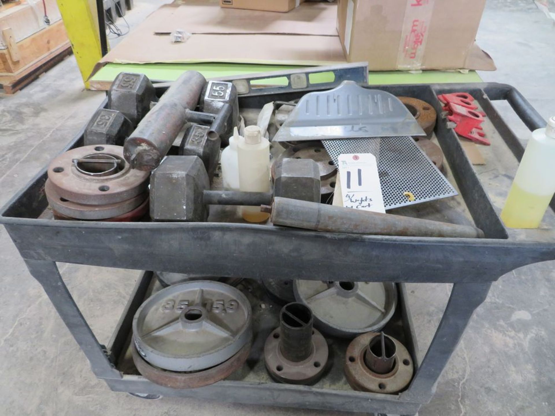 (Lot) Weights w/ Cart