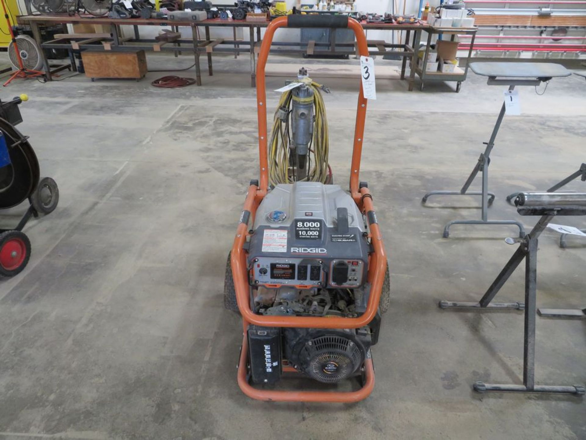 Ridgid Gas-Powered 8,000 Volt Generator 10,000 Watts