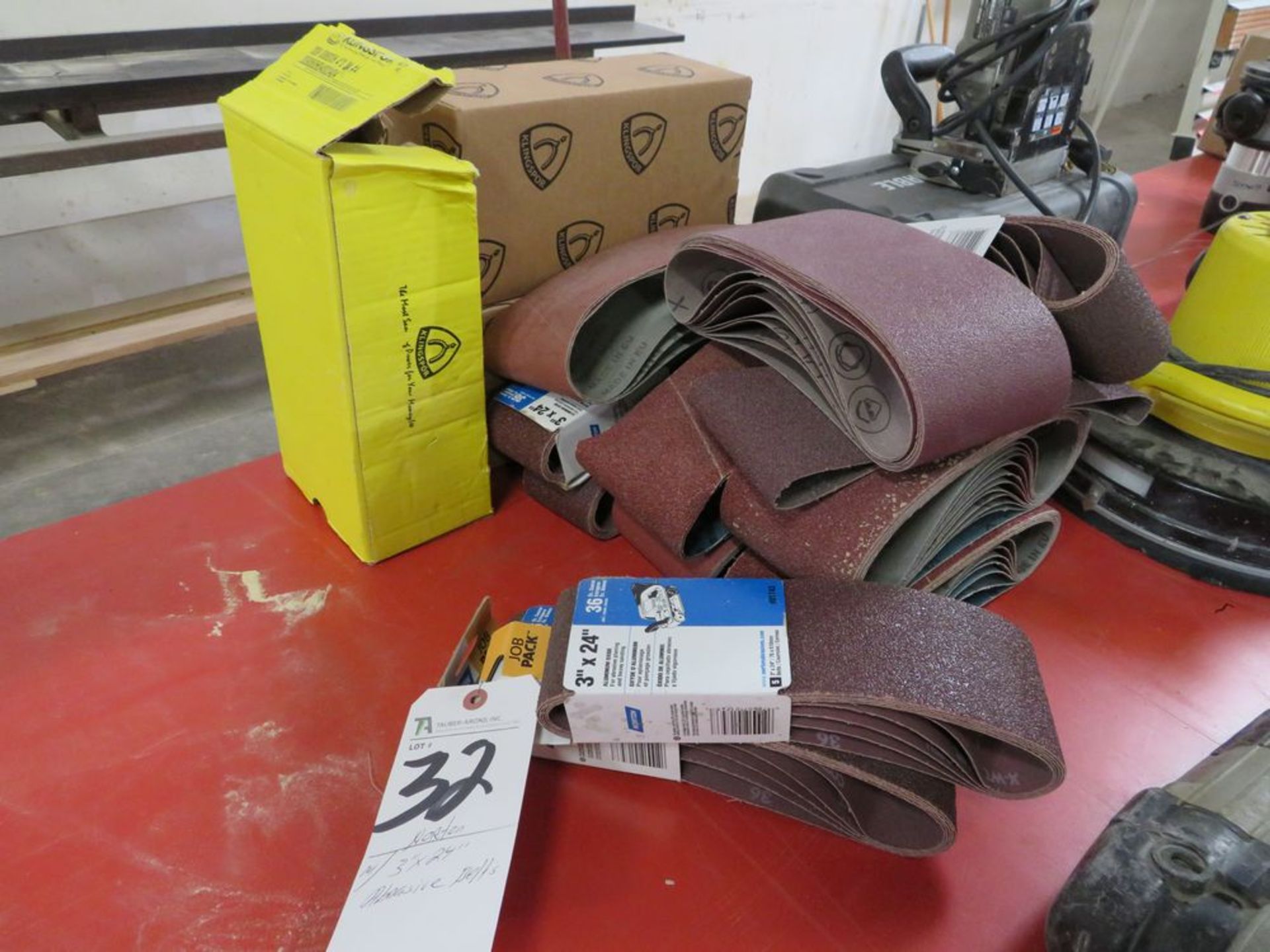 (Lot) Norton Abrasive Belts, 3" x 24"