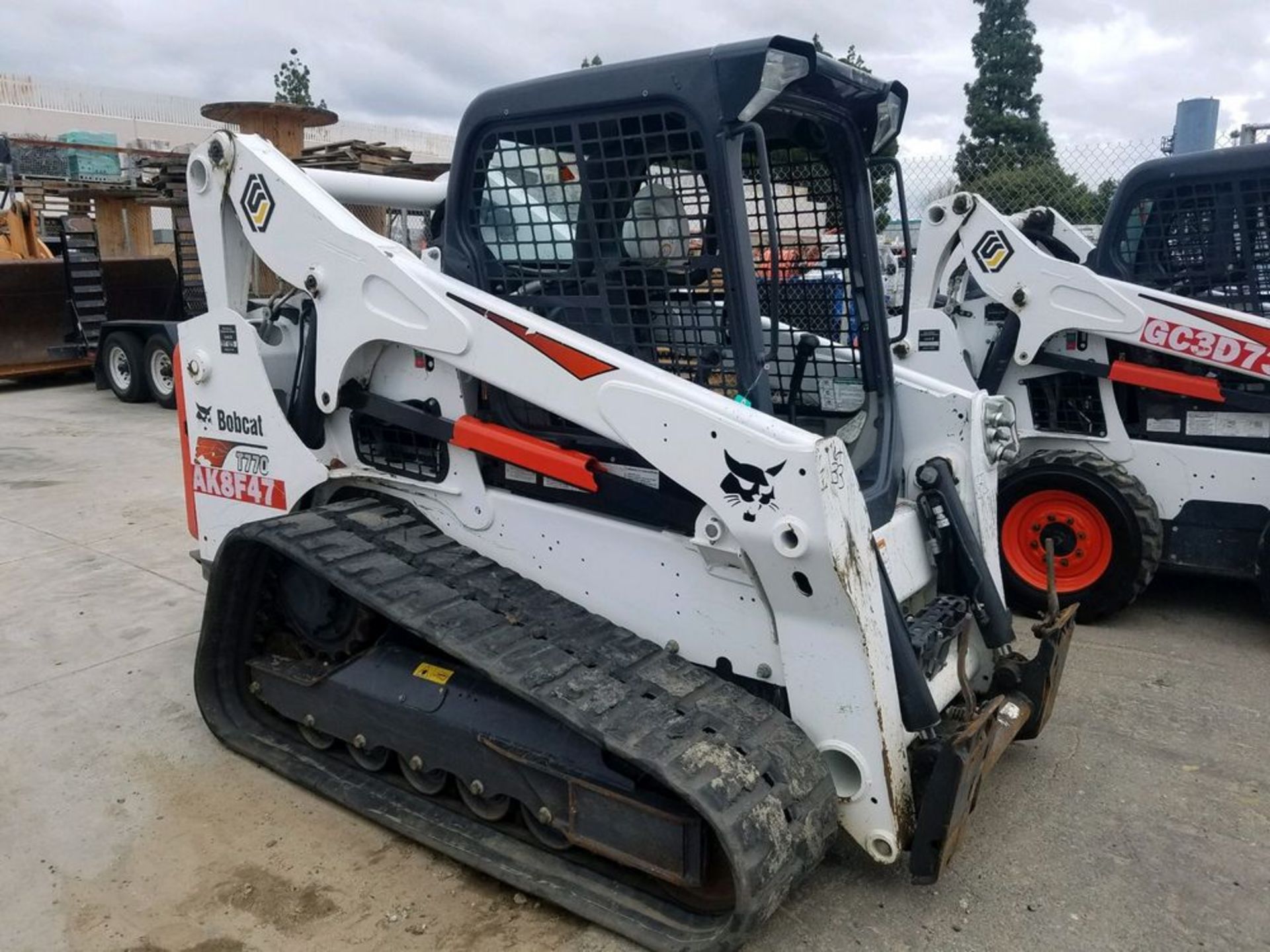 (2017) Bobcat mod. T770, Skid Steer Track Loader, Diesel, 92hp, Rated Operating Cap. (ISO) 3,475lb.,