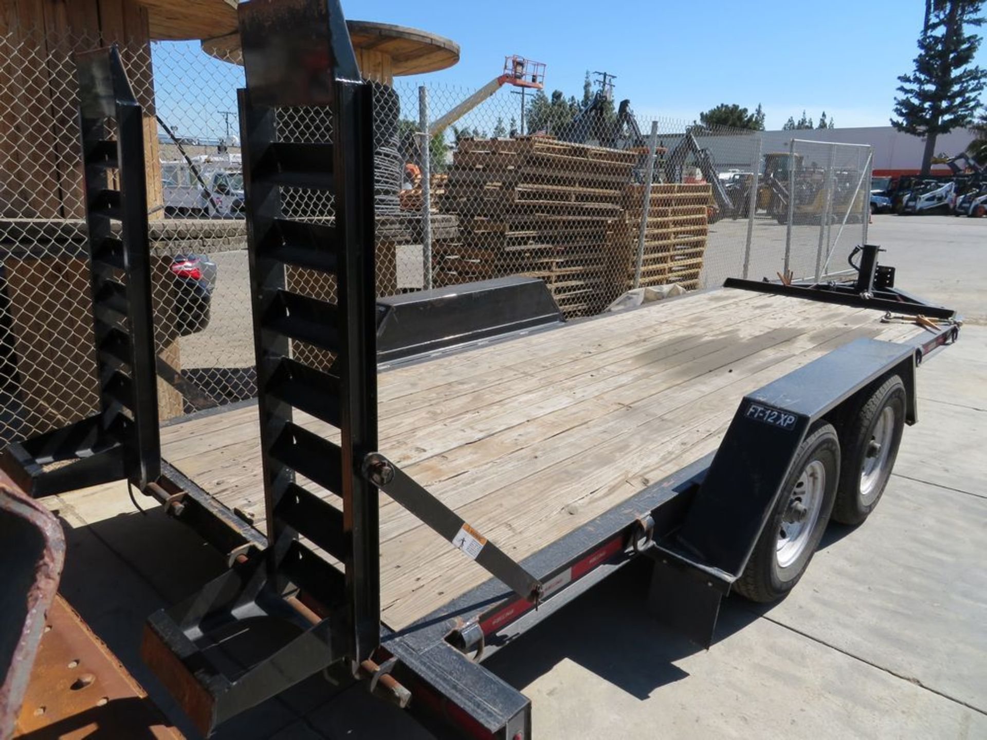 (2017) Felling 16 x 6W, Dual Axle HD Hauling Trailer w/ Spring Ramps, Lic: 4RS3006, Vin: - Image 4 of 5