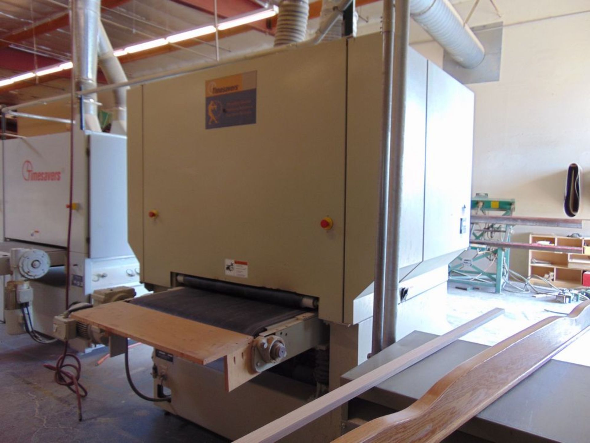 Timesaver mod. 237-2K/AIC, Dbl. Drum Top & Bottom 36" Wide Belt Sander Planer w/ 112.5 KVA - Image 4 of 4