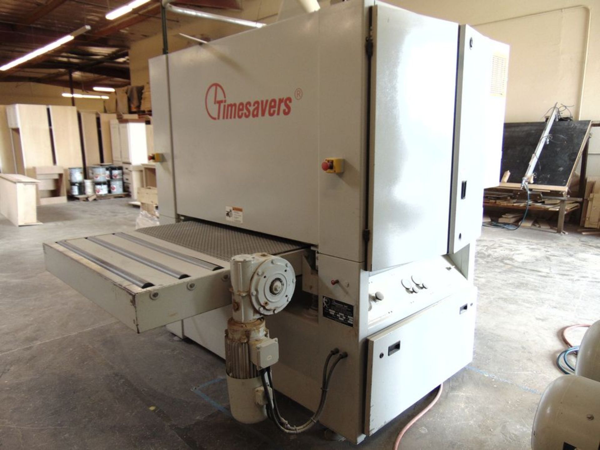 (2001) Timesaver mod. SA-3200, Dbl. Drum 43" Wide Belt Sander; S/N 2022-08 - Image 4 of 5