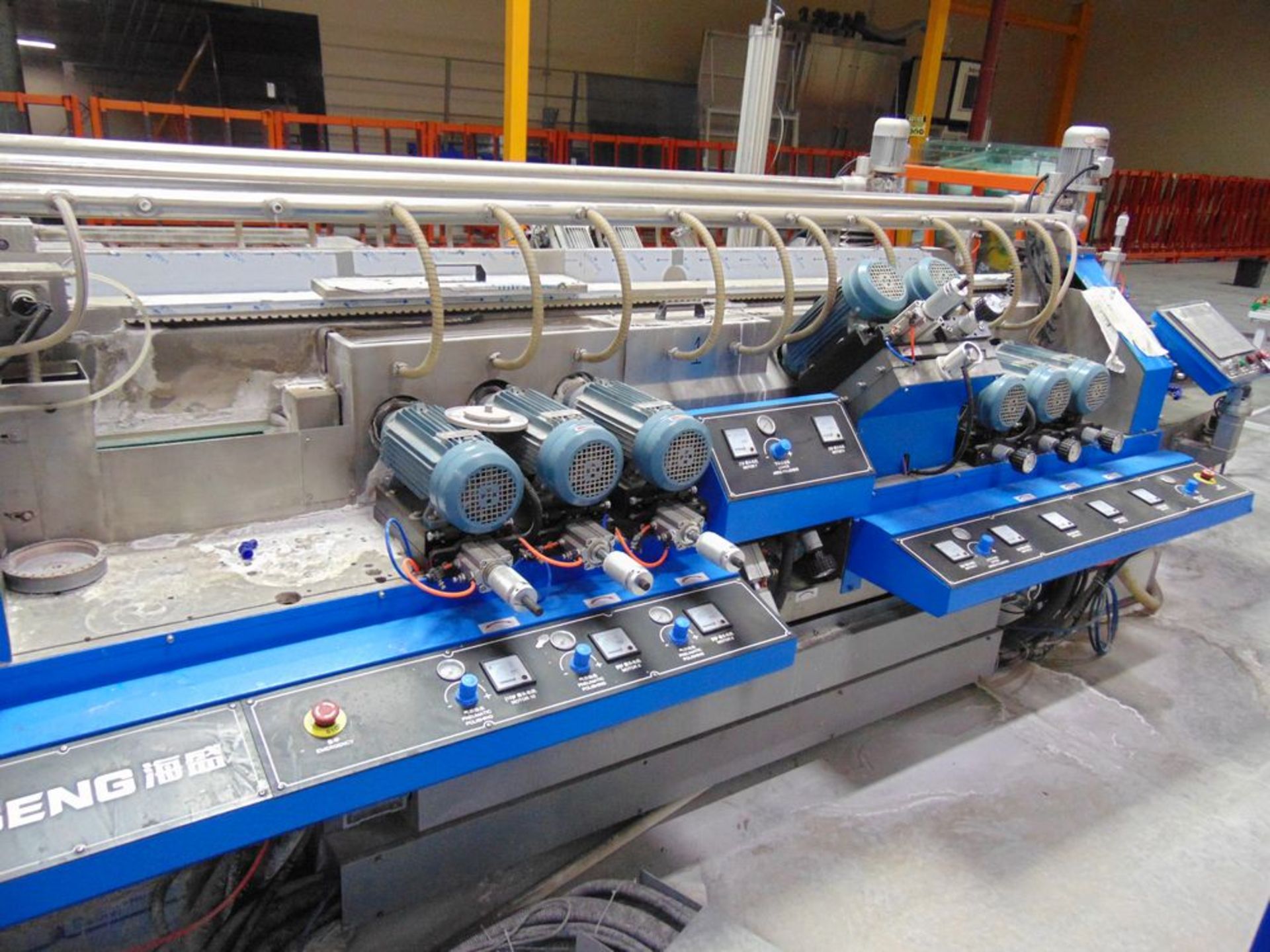 (2018) Shunde Hiseng mod. HSD-2050, Glass Straight Line, Dbl. Edging Machine; S/N 171226.01 - Image 2 of 6