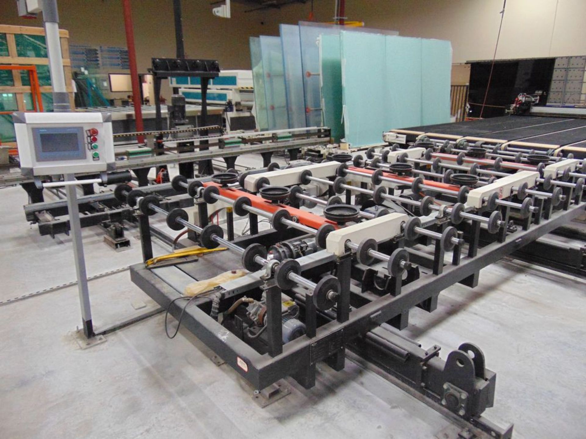 (2016) Shanghai North Glass mod. C4-B-S, 10' Wide Automatic Glass Cutting Line w/ Breakout Table, - Image 4 of 10