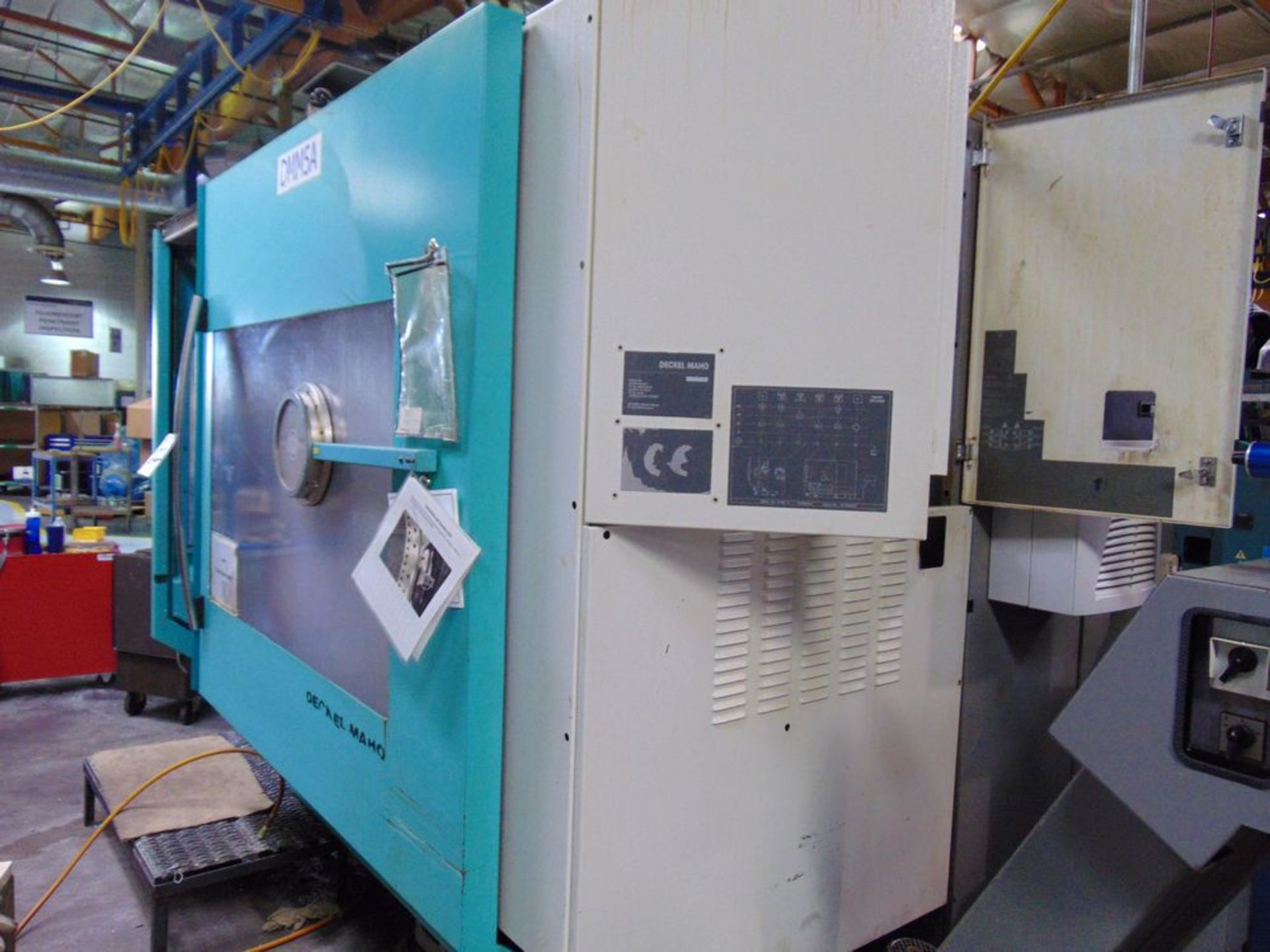 (1998) Deckel Maho mod. DMU80P, 5-Axis CNC Horizontal Machine Center, Knuckle Joint Head, - Image 2 of 5