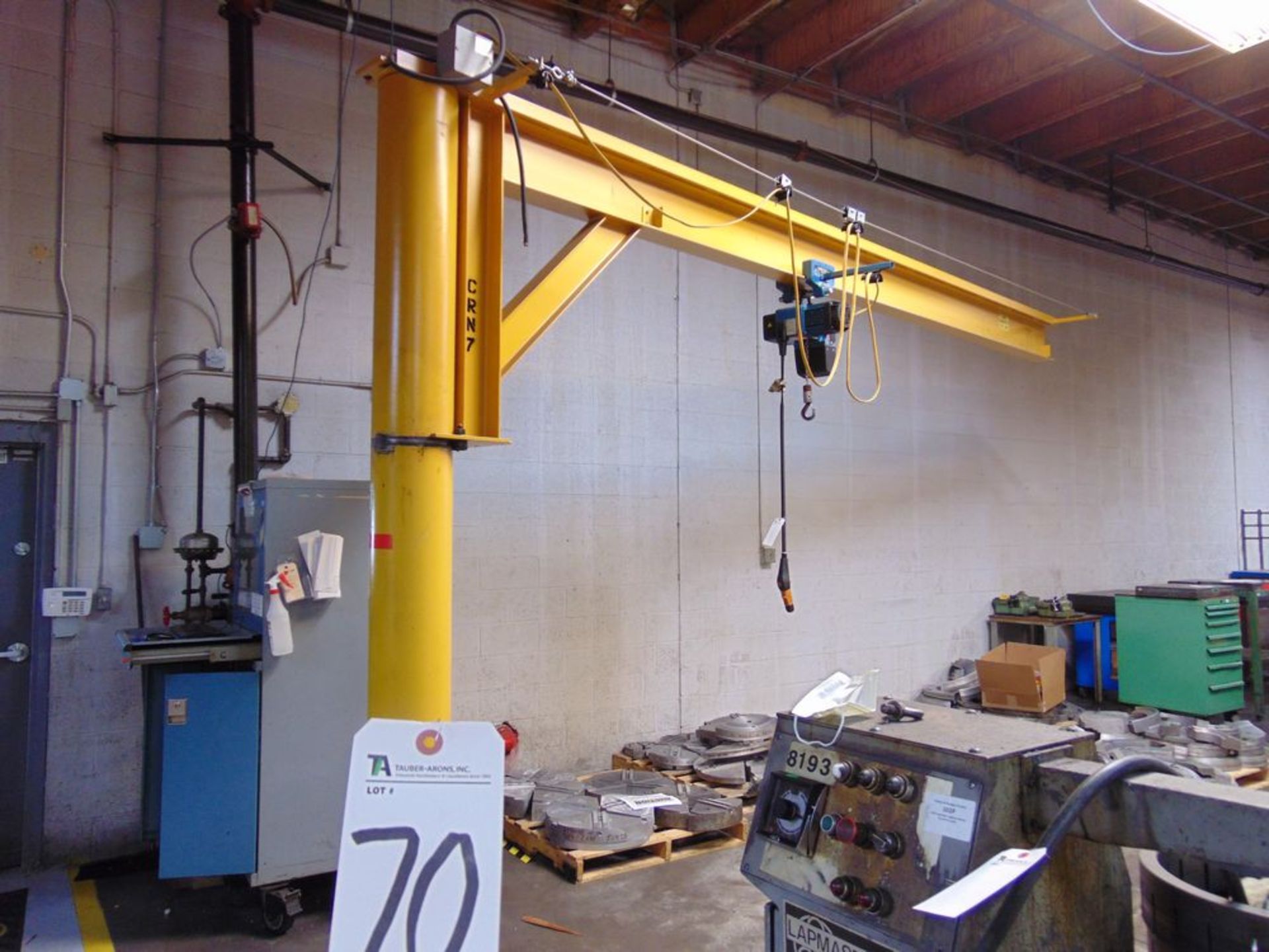 Hoist ½-Ton Jib Crane w/ Demag Hoist