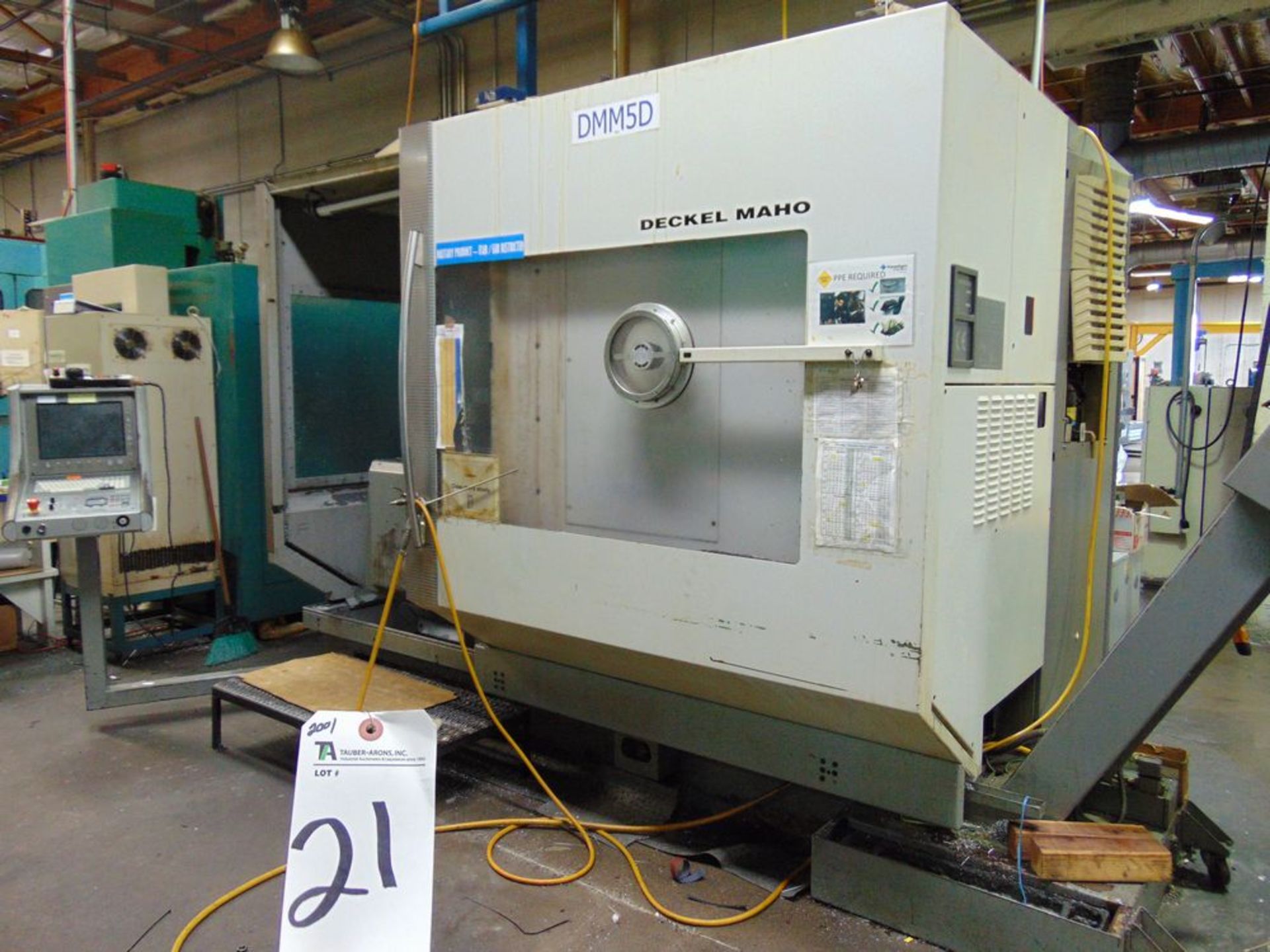 (2001) Deckel Maho mod. DMU80P, Hi-Dym, 5-Axis CNC Horizontal Machine Center w/ Knuckle Joint