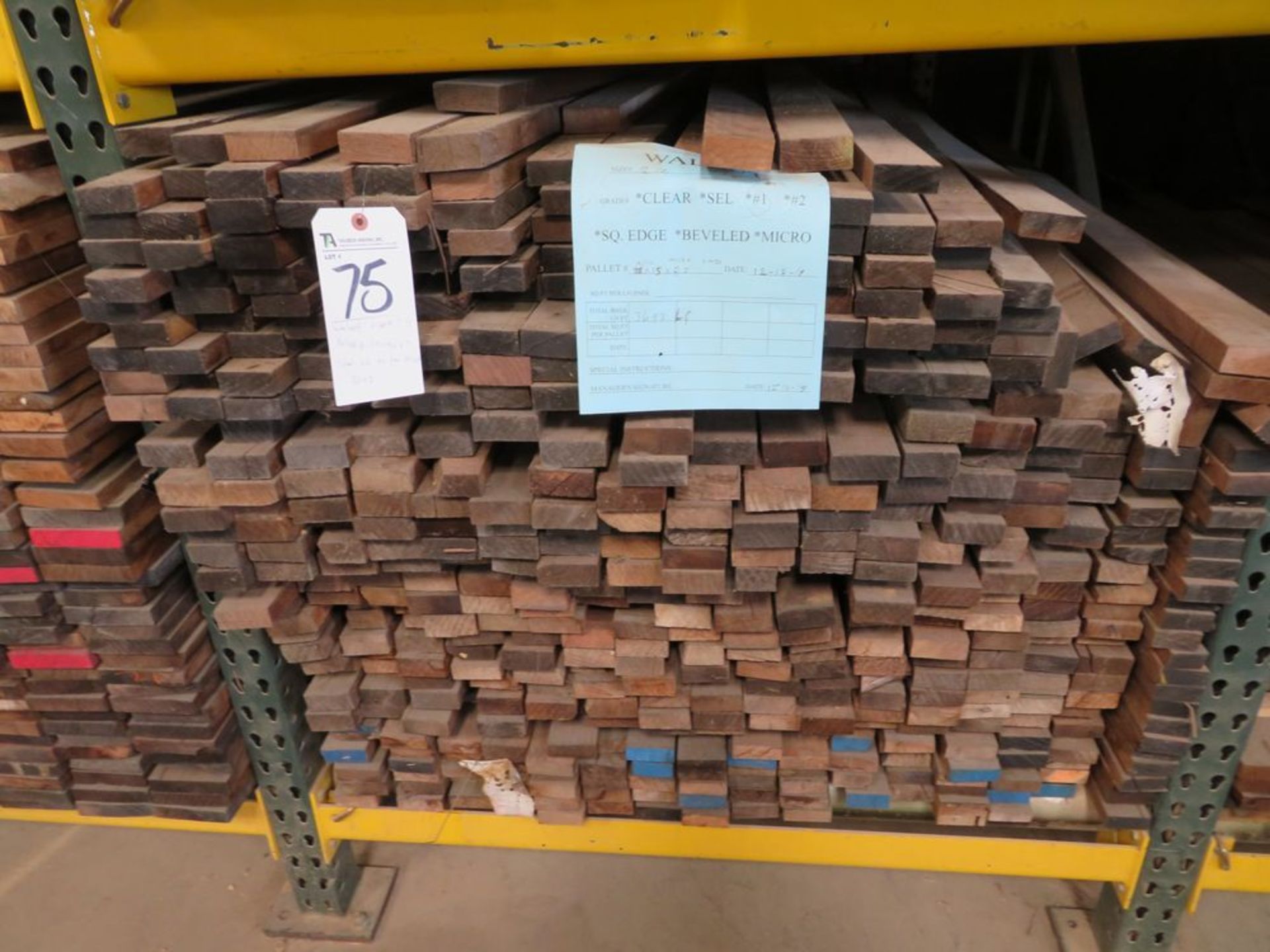 (Lot) Walnut (Grade Sel S4S), Thickness 1'',