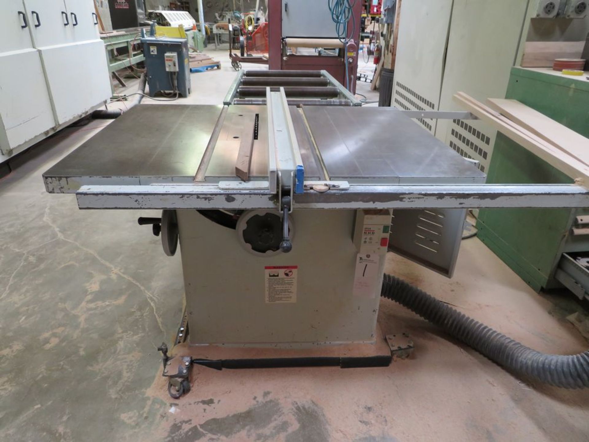 12'' Table Saw w/ 10hp Fence Conveyor