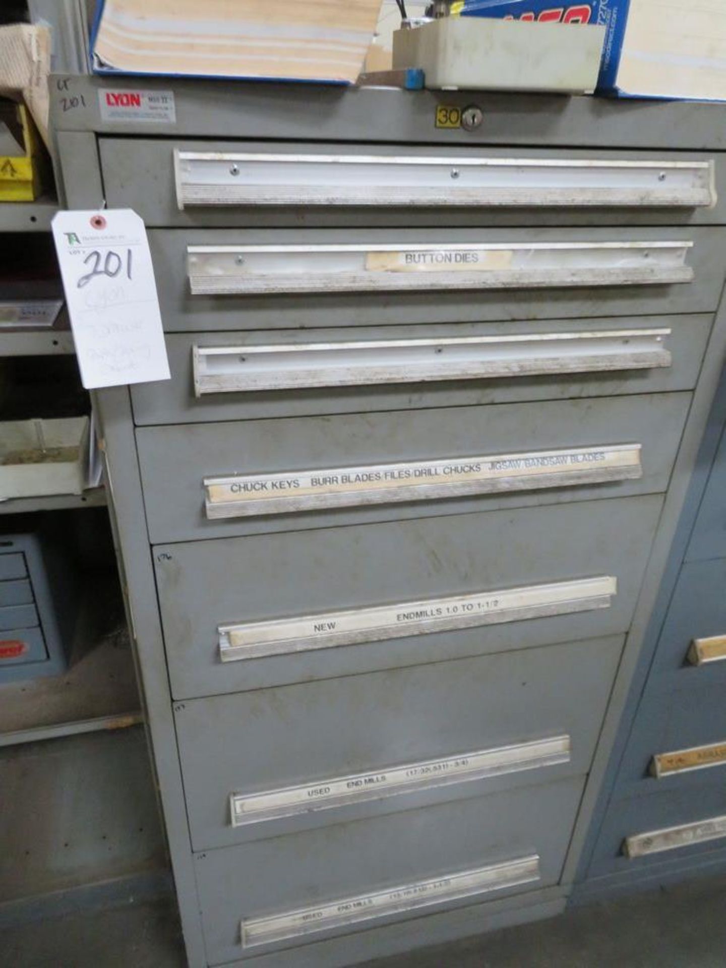 Lyon 7-Drawer Parts/Tooling Cabinet (No Contents)