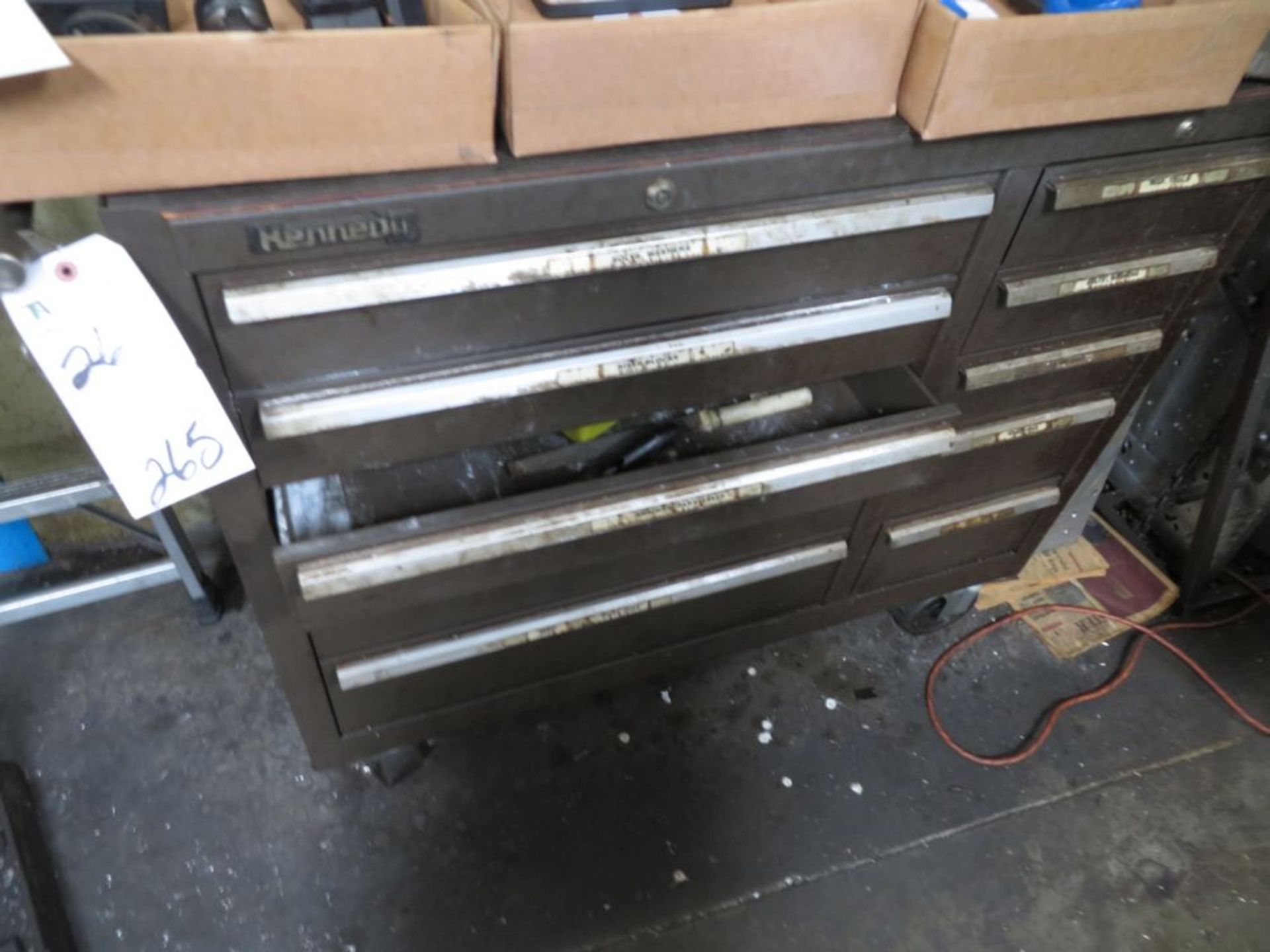 (Lot) Kennedy Tool Box w/ Contents