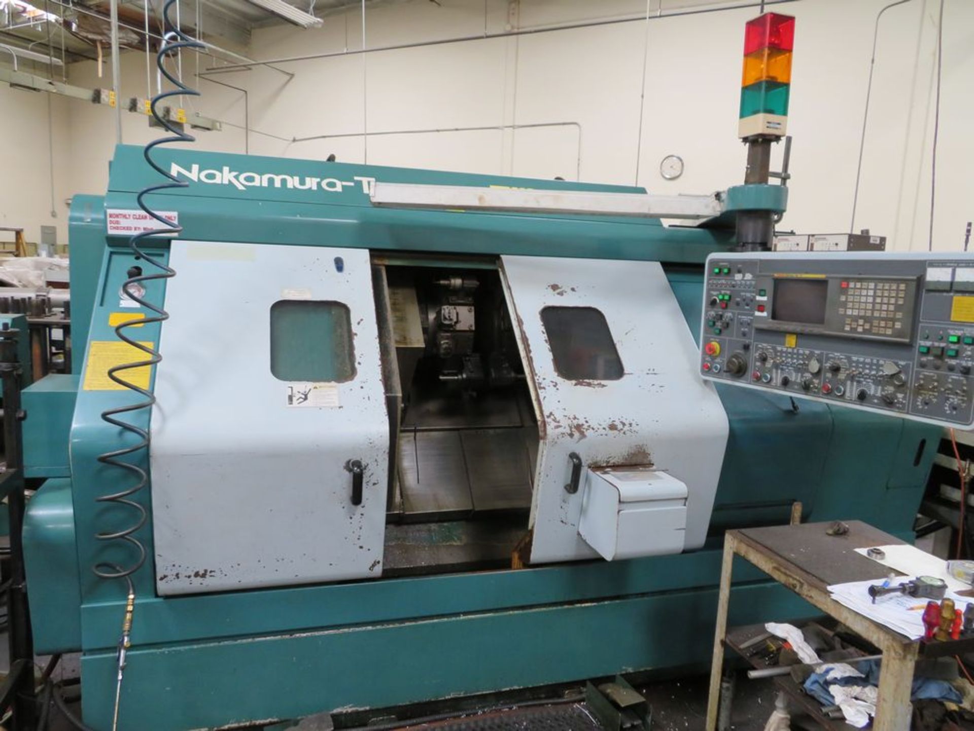 Nakamura Tome mod. TW-20, CNC Turning Center w/ Fanuc Series 16TT CNC Controls, 3-Jaw Chuck, (2) - Image 2 of 12