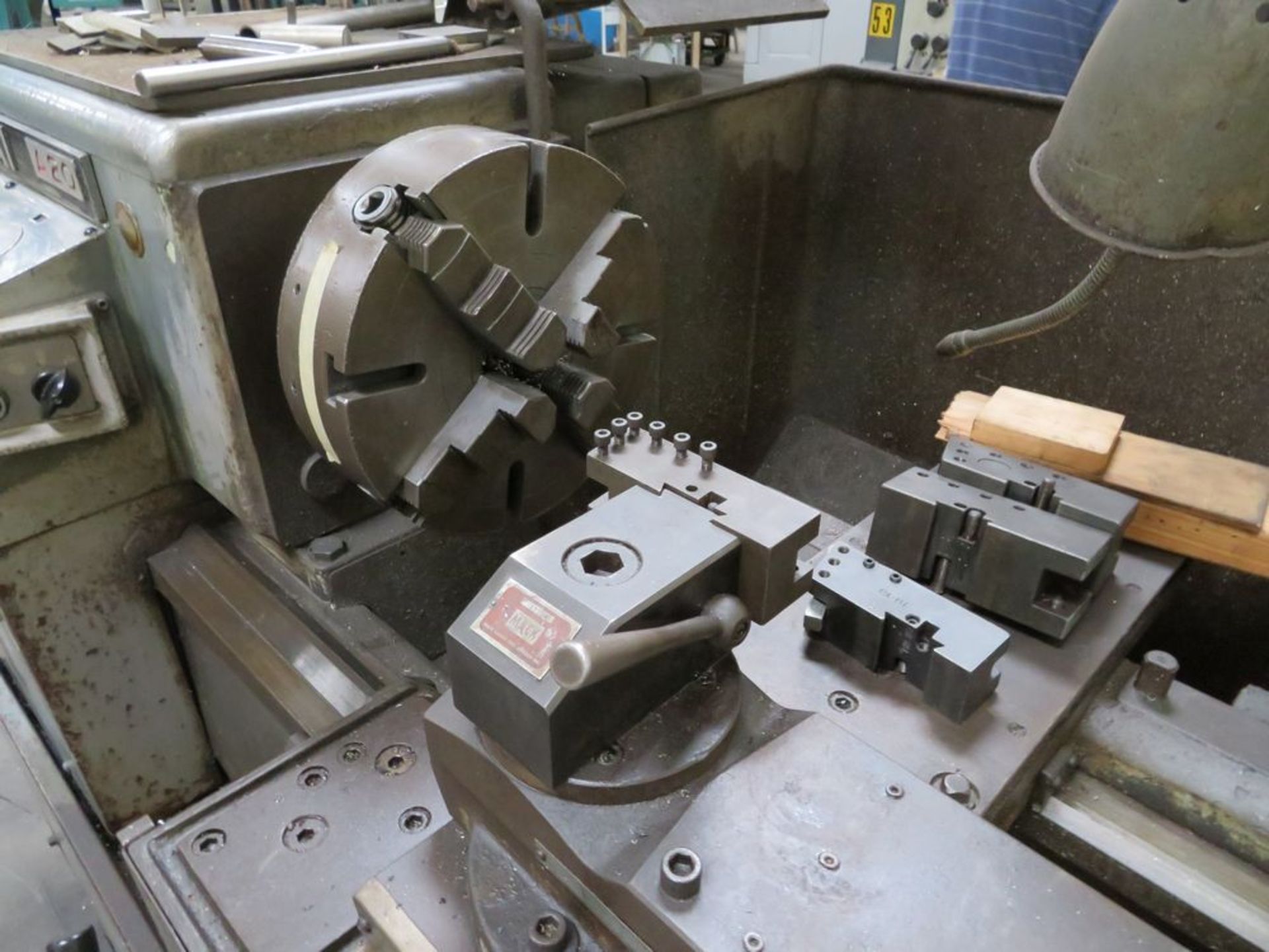 Ikegai mod. A20, 20'' x 60'' Engine Lathe Mack Tool Holder, 4-Jaw Chuck, Tailstock - Image 2 of 5