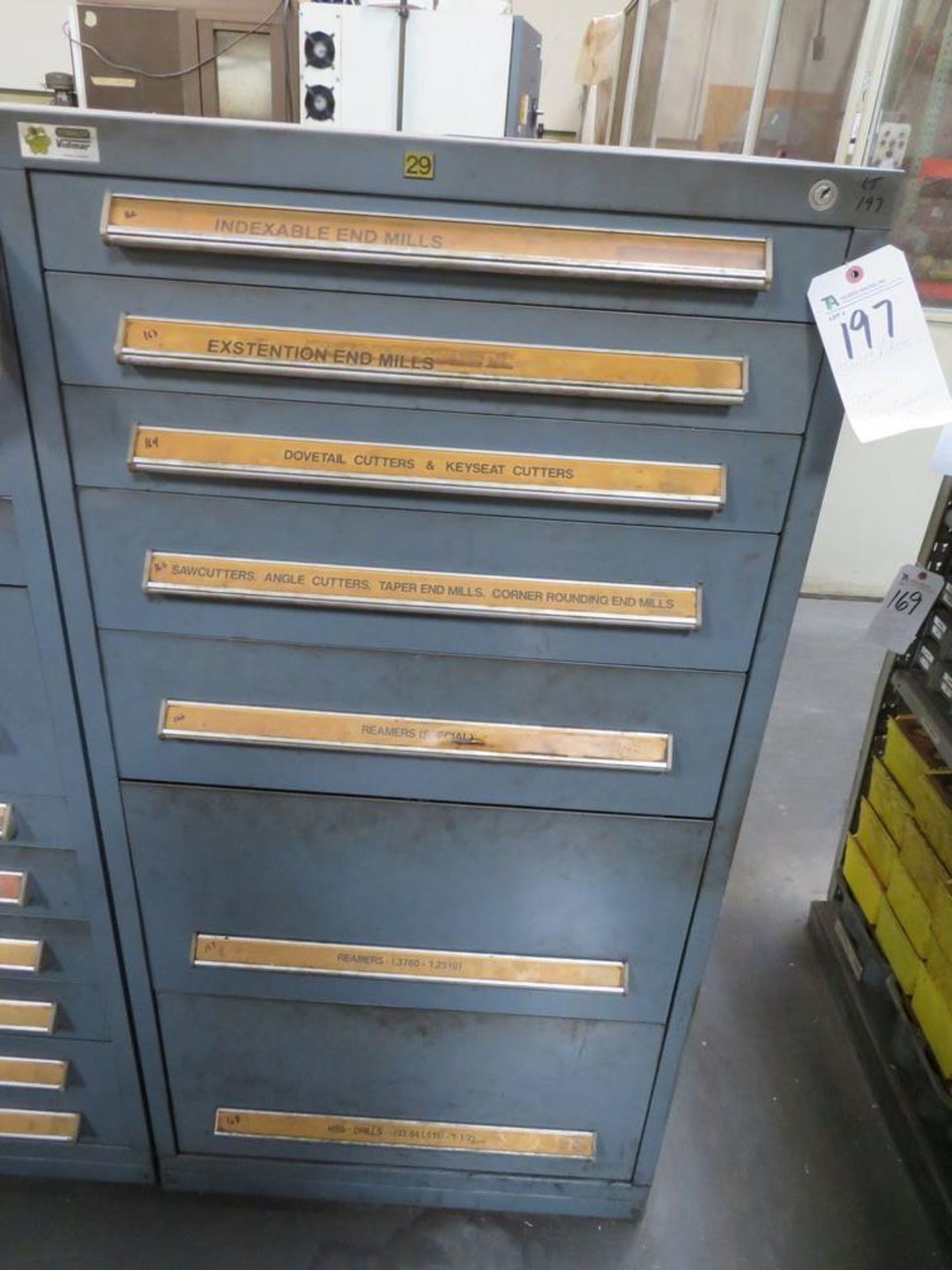 Stanley Vidmar 7-Drawer Parts/Tooling Cabinet (No Contents)\